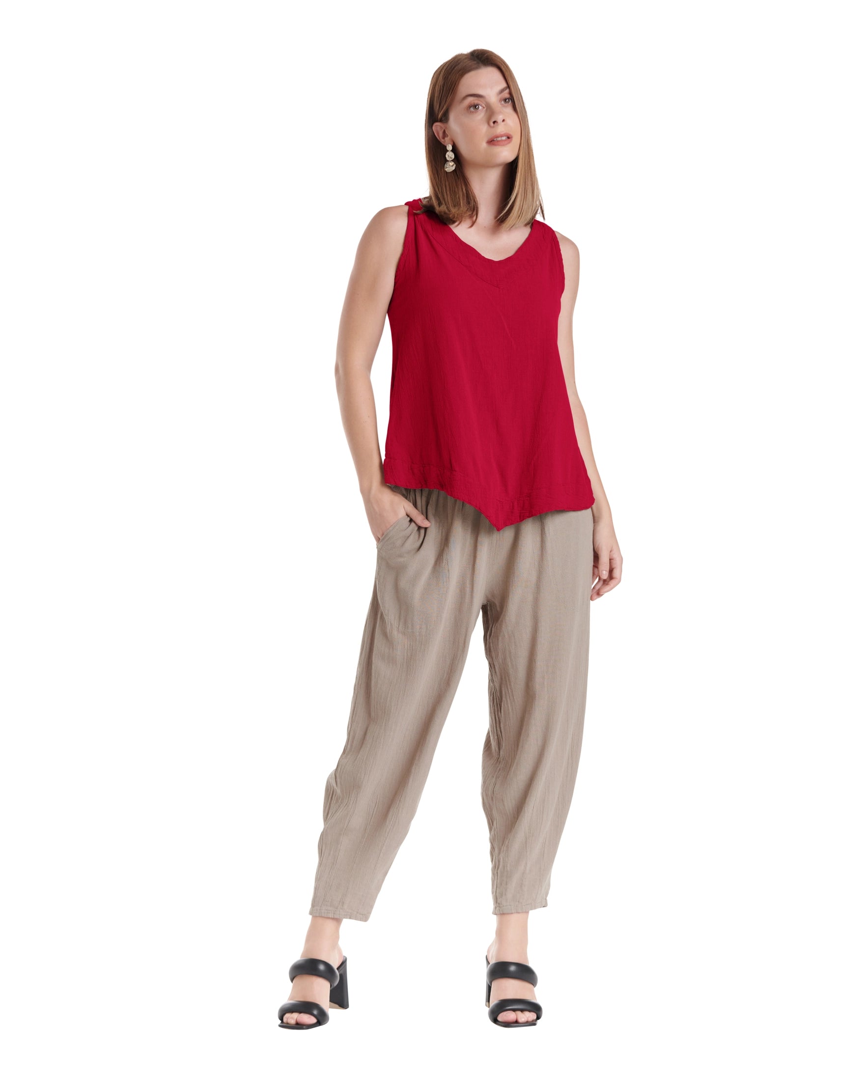 Julia Cotton Gauze Blouse-Oh My Gauze