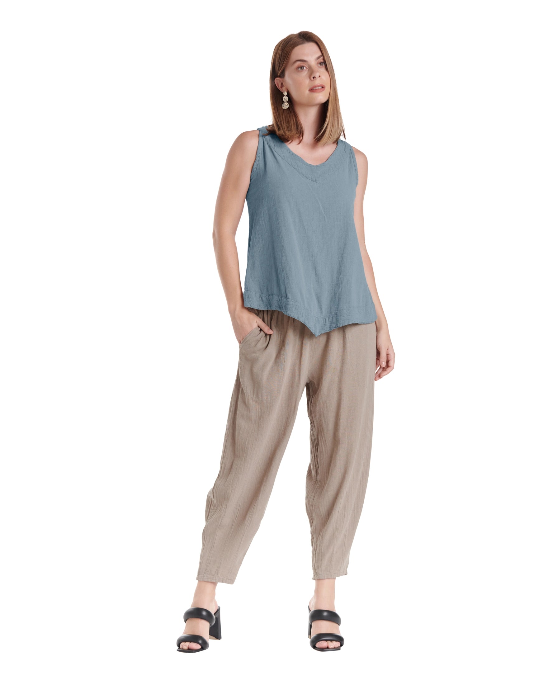 Julia Cotton Gauze Blouse-Oh My Gauze