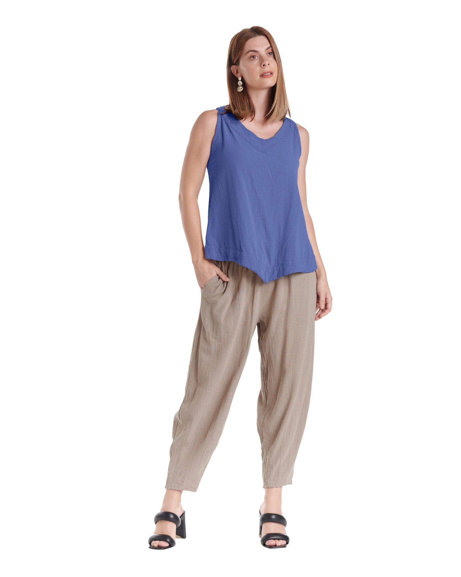 Julia Cotton Gauze Blouse-Oh My Gauze