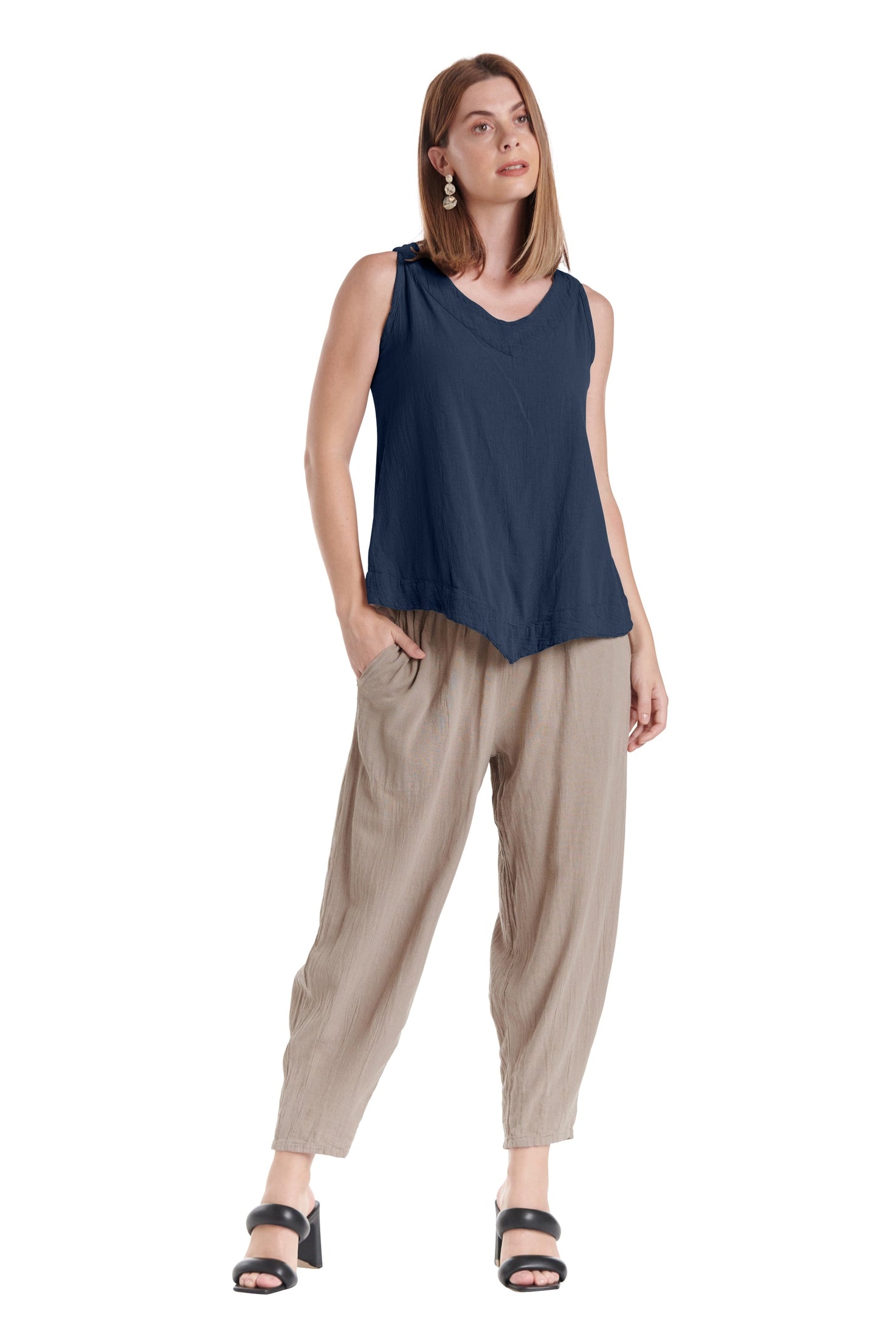 Julia Cotton Gauze Blouse-Oh My Gauze