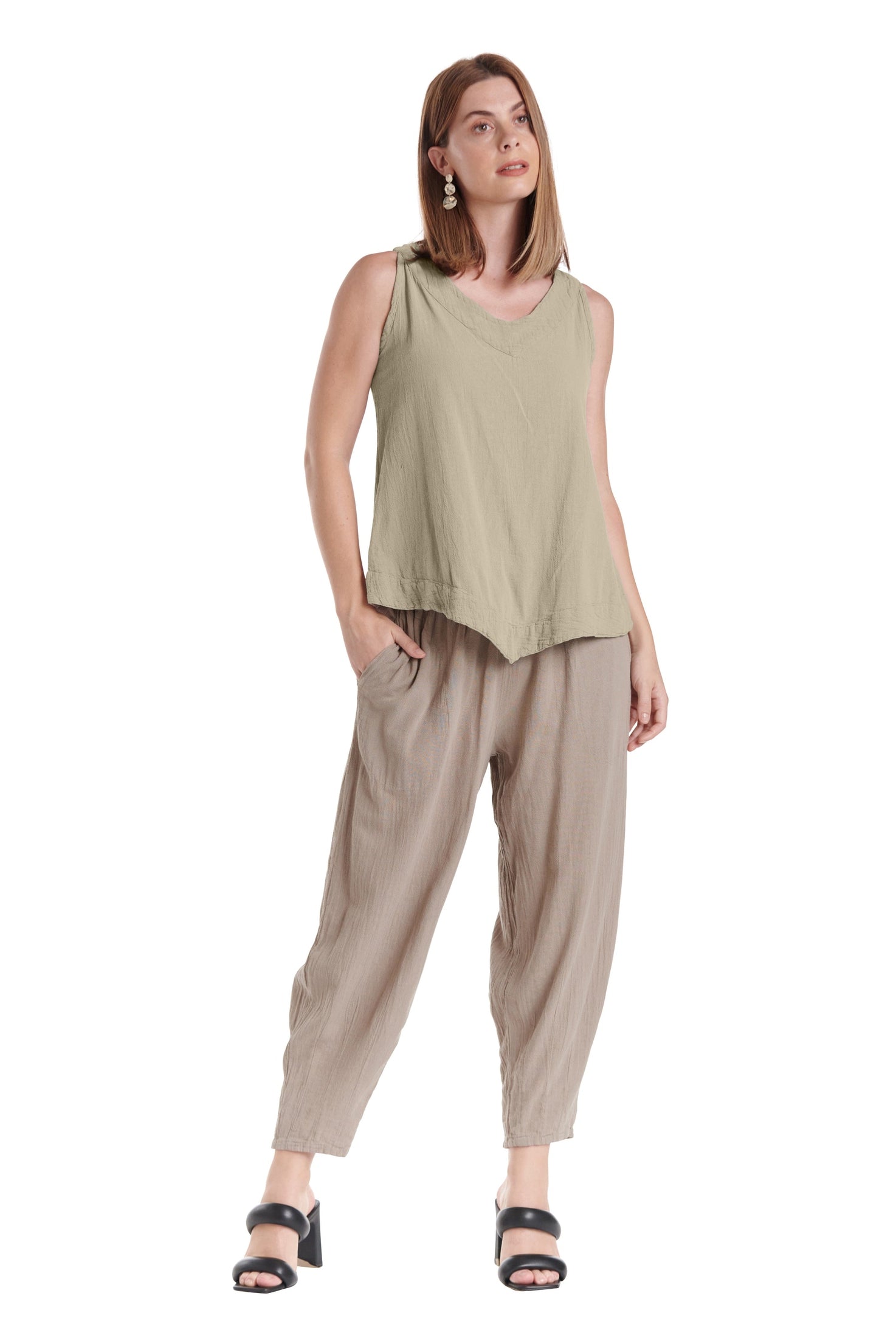 Julia Cotton Gauze Blouse-Oh My Gauze