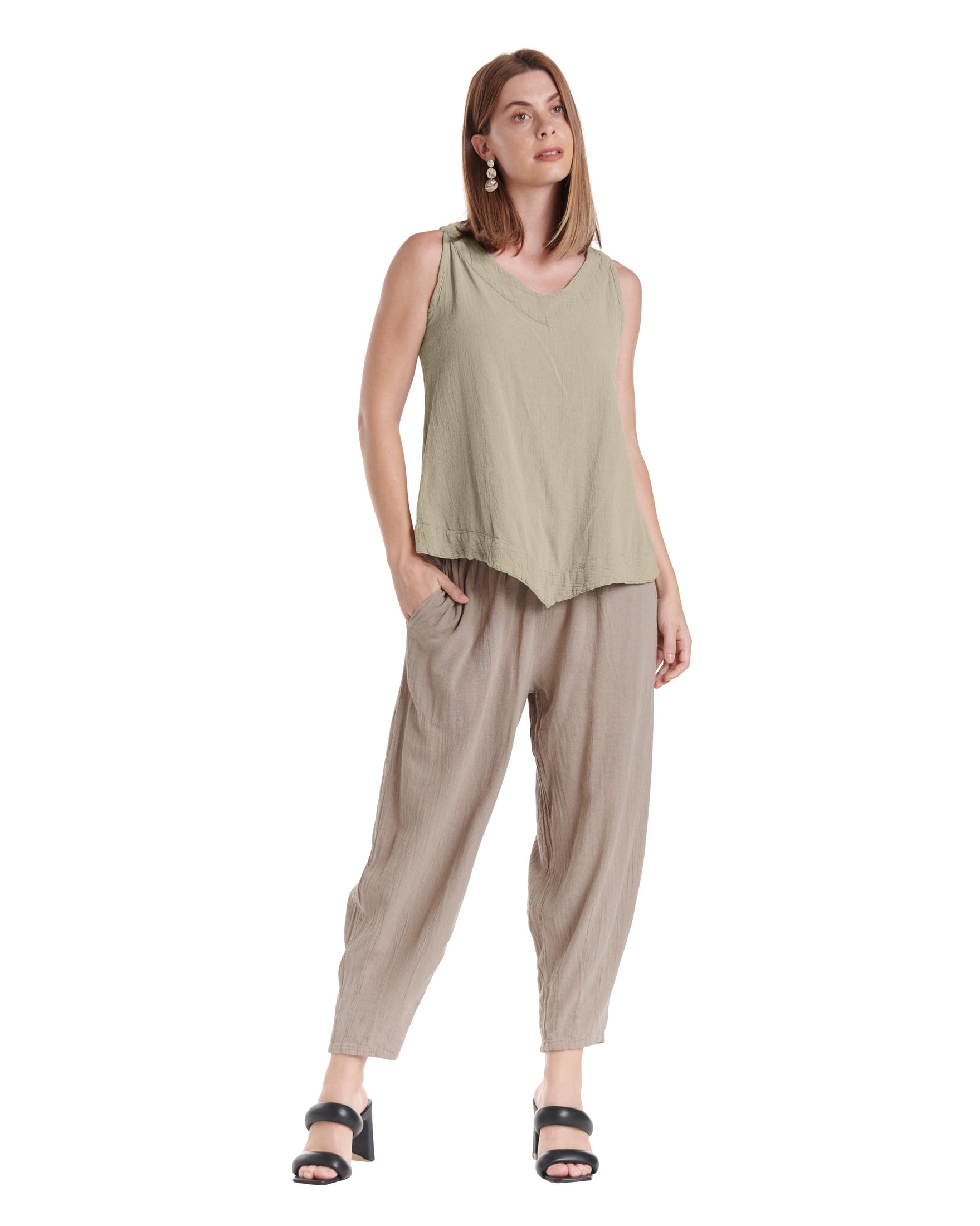 Julia Cotton Gauze Blouse-Oh My Gauze