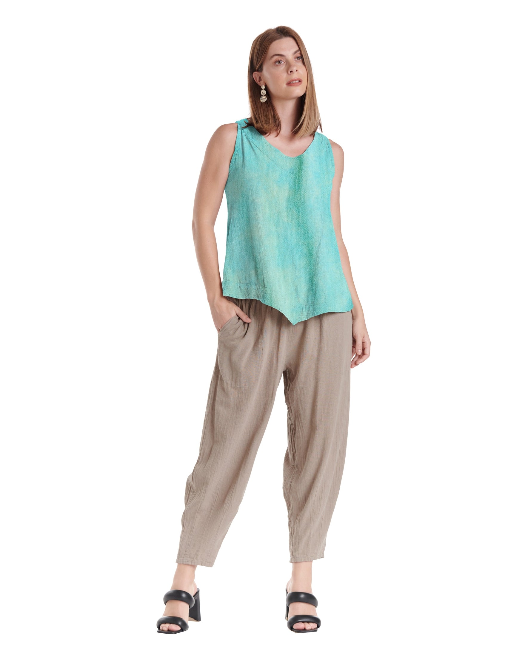 Julia Cotton Gauze Blouse-Oh My Gauze