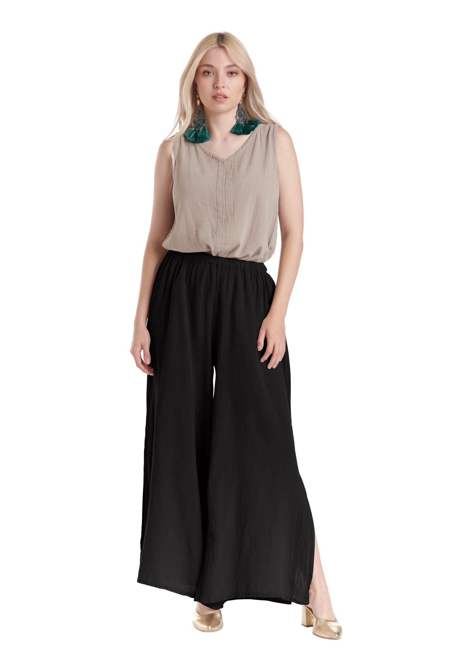 Kate Cotton Gauze Pants-Oh My Gauze
