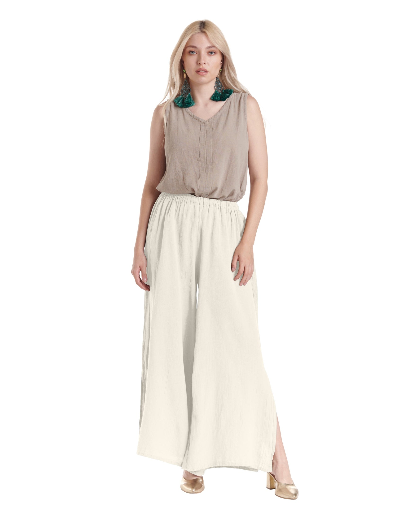 Kate Cotton Gauze Pants-Oh My Gauze