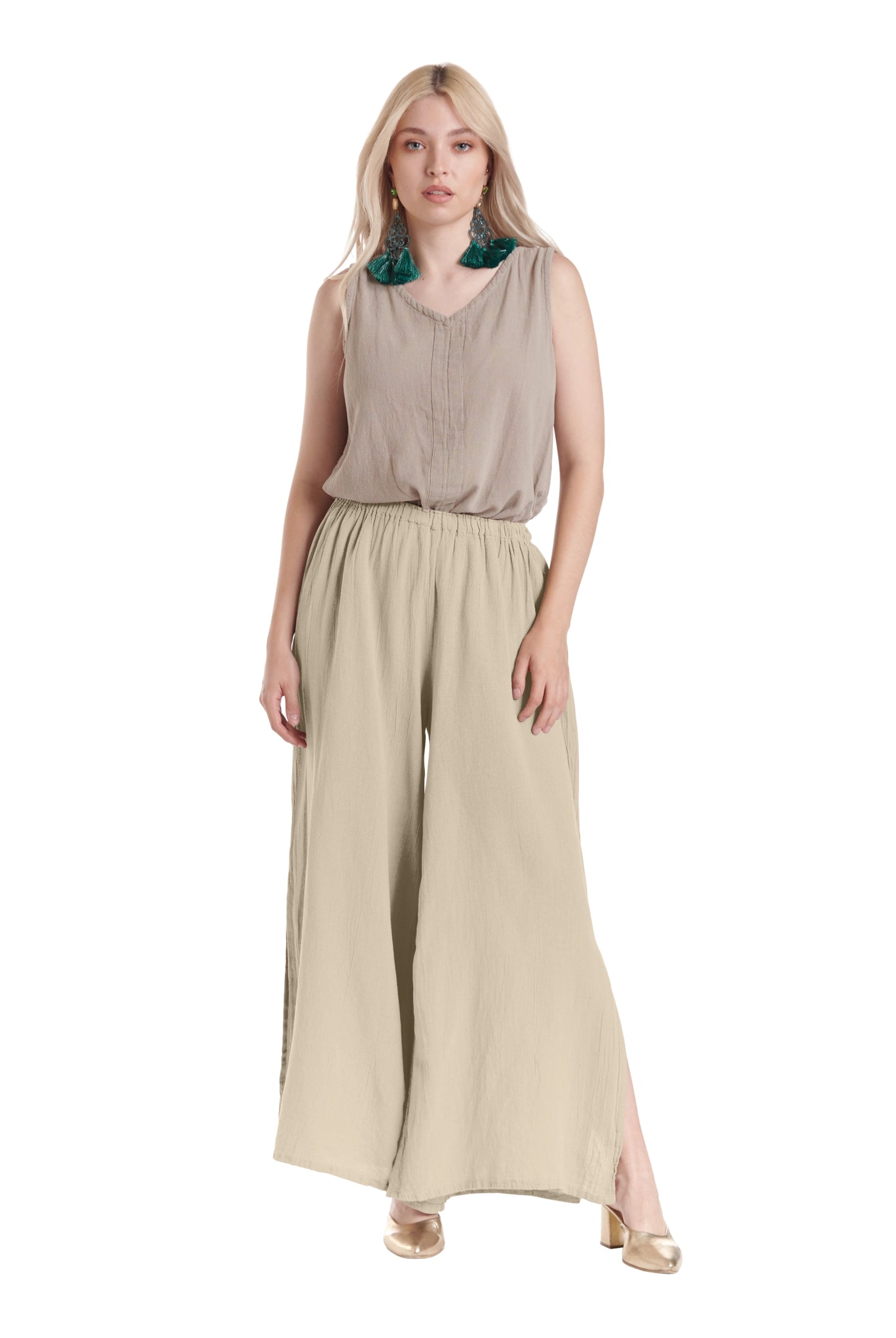 Kate Cotton Gauze Pants-Oh My Gauze