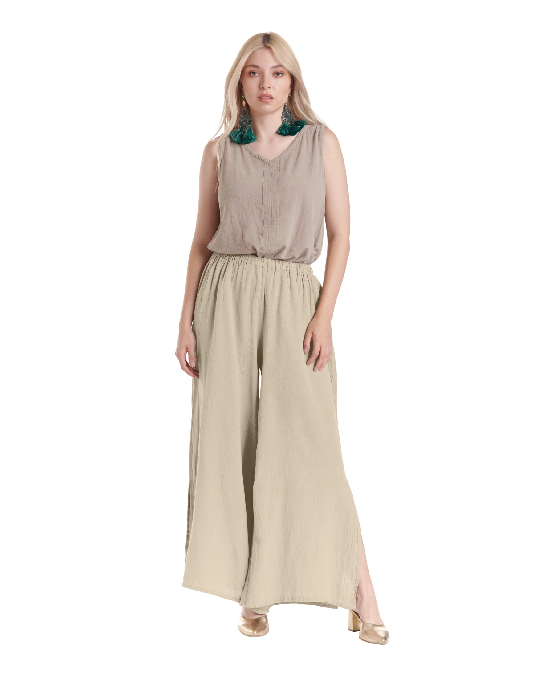 Kate Cotton Gauze Pants-Oh My Gauze