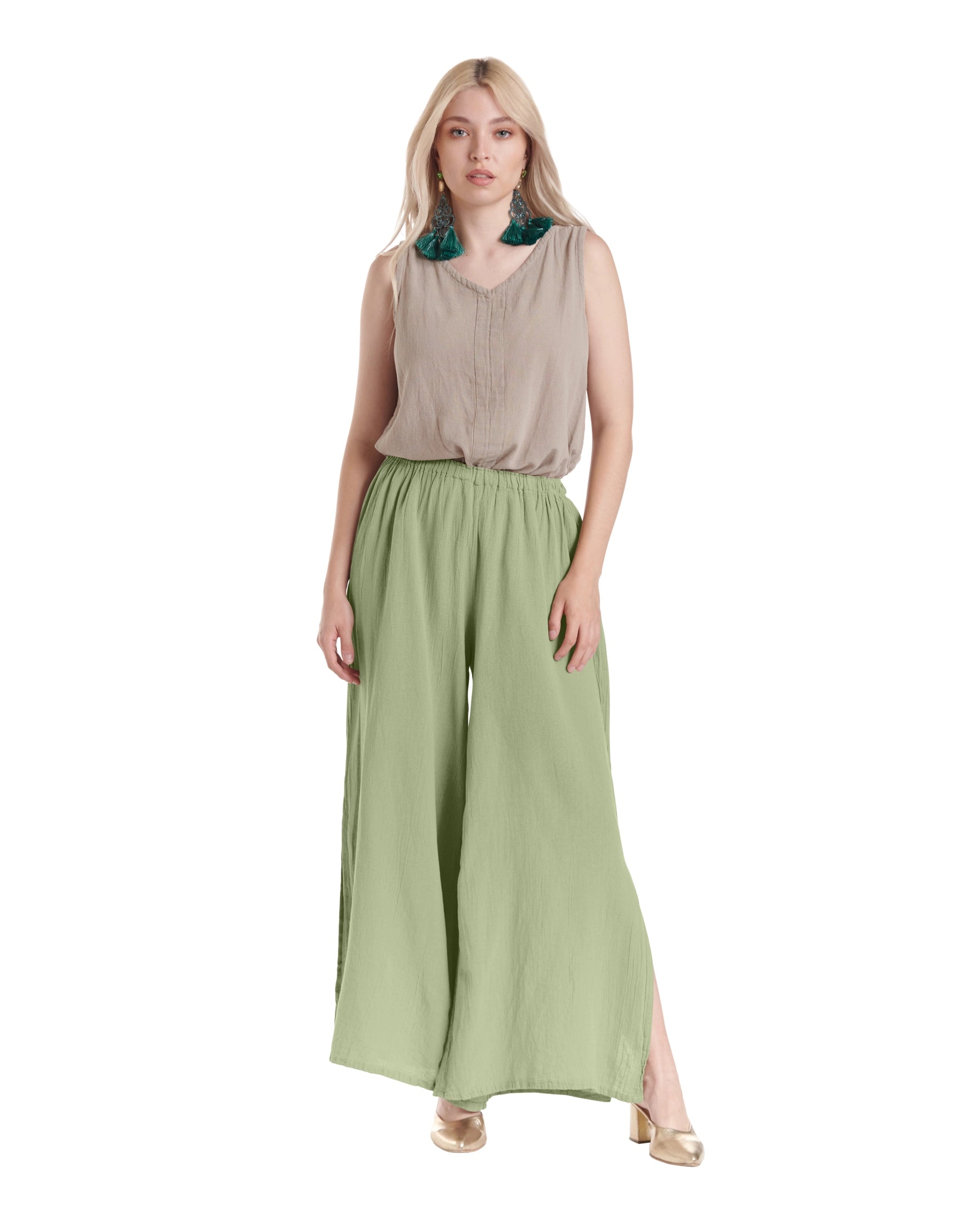 Kate Cotton Gauze Pants-Oh My Gauze