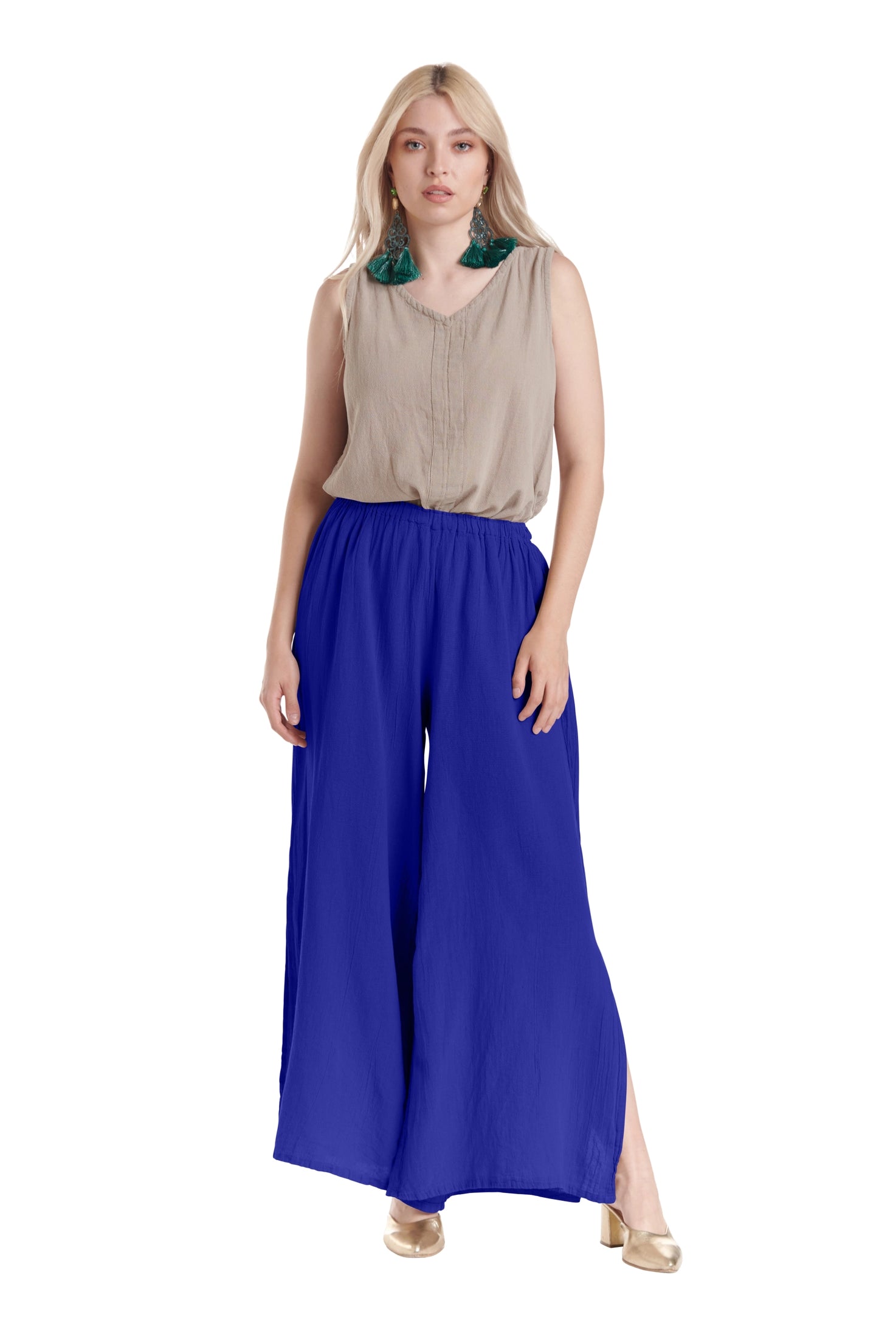 Kate Cotton Gauze Pants-Oh My Gauze