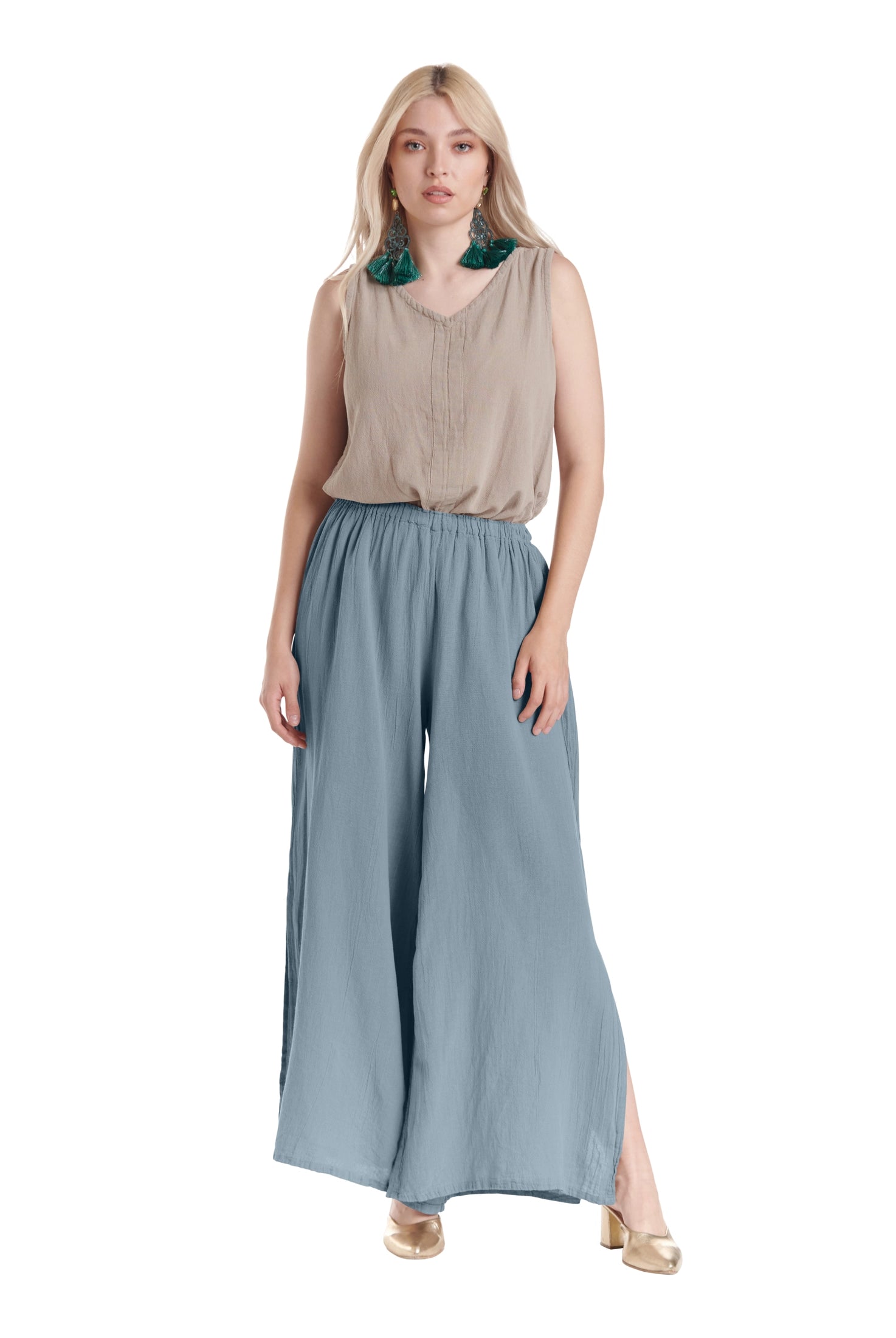 Kate Cotton Gauze Pants-Oh My Gauze