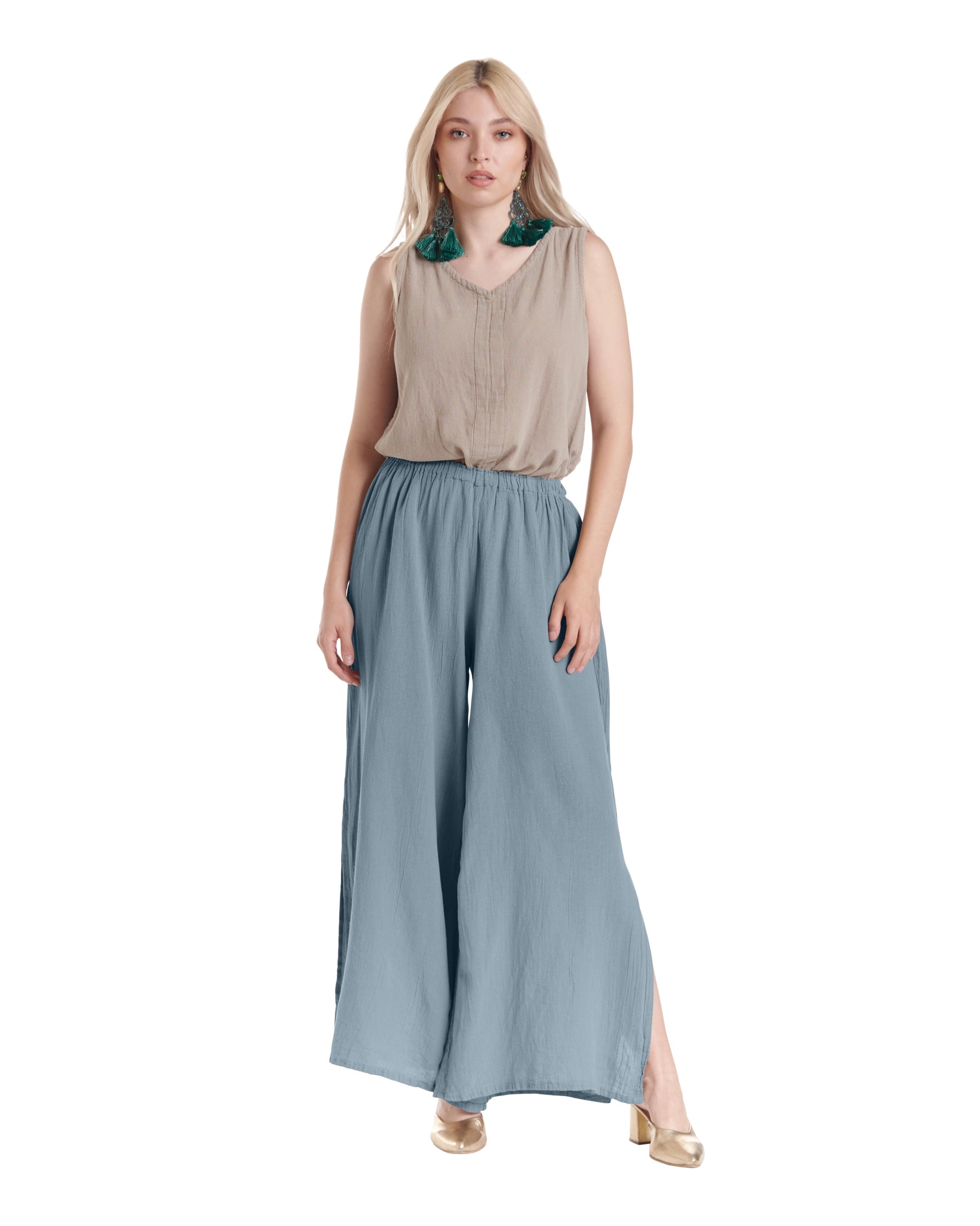 Kate Cotton Gauze Pants-Oh My Gauze