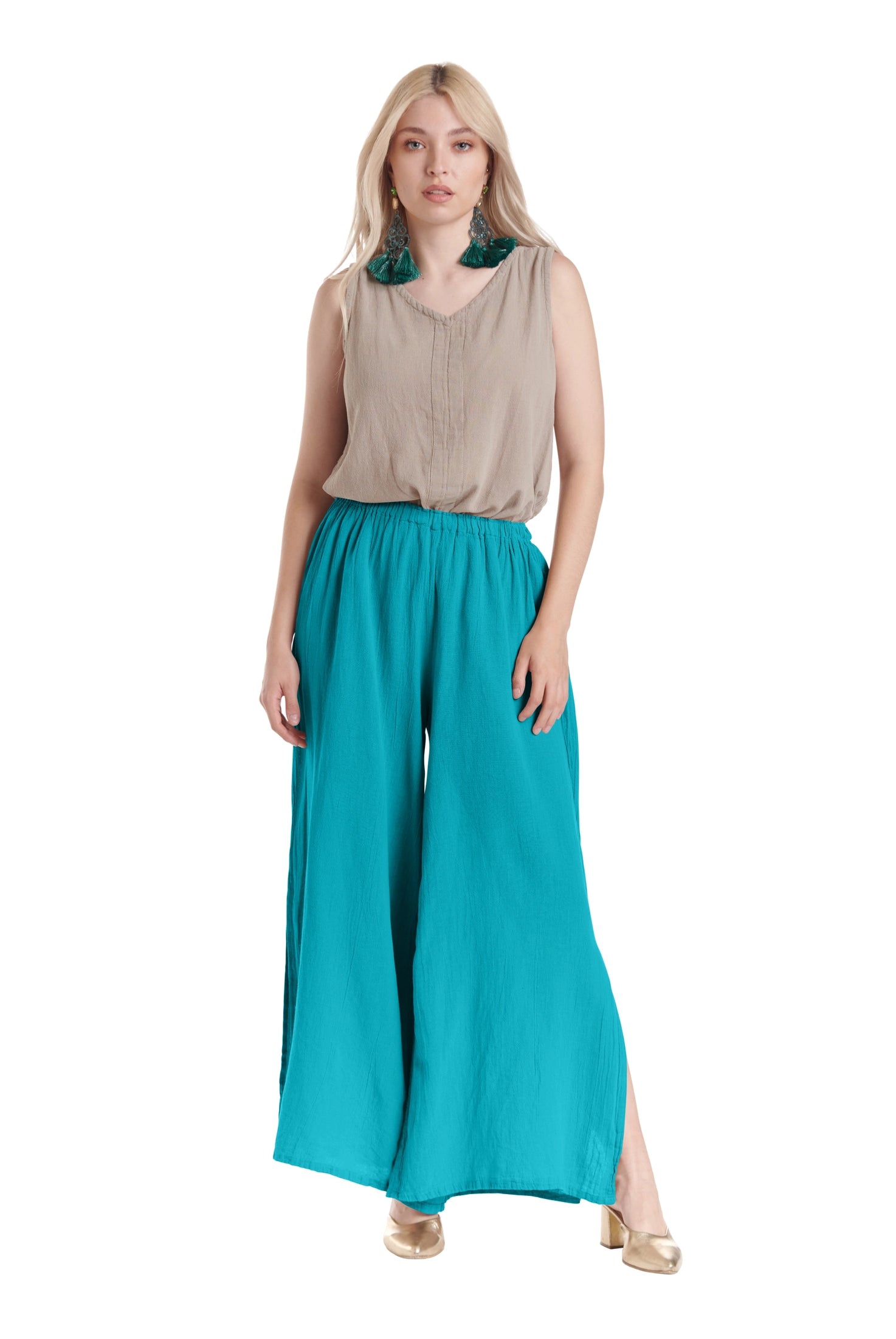 Kate Cotton Gauze Pants-Oh My Gauze