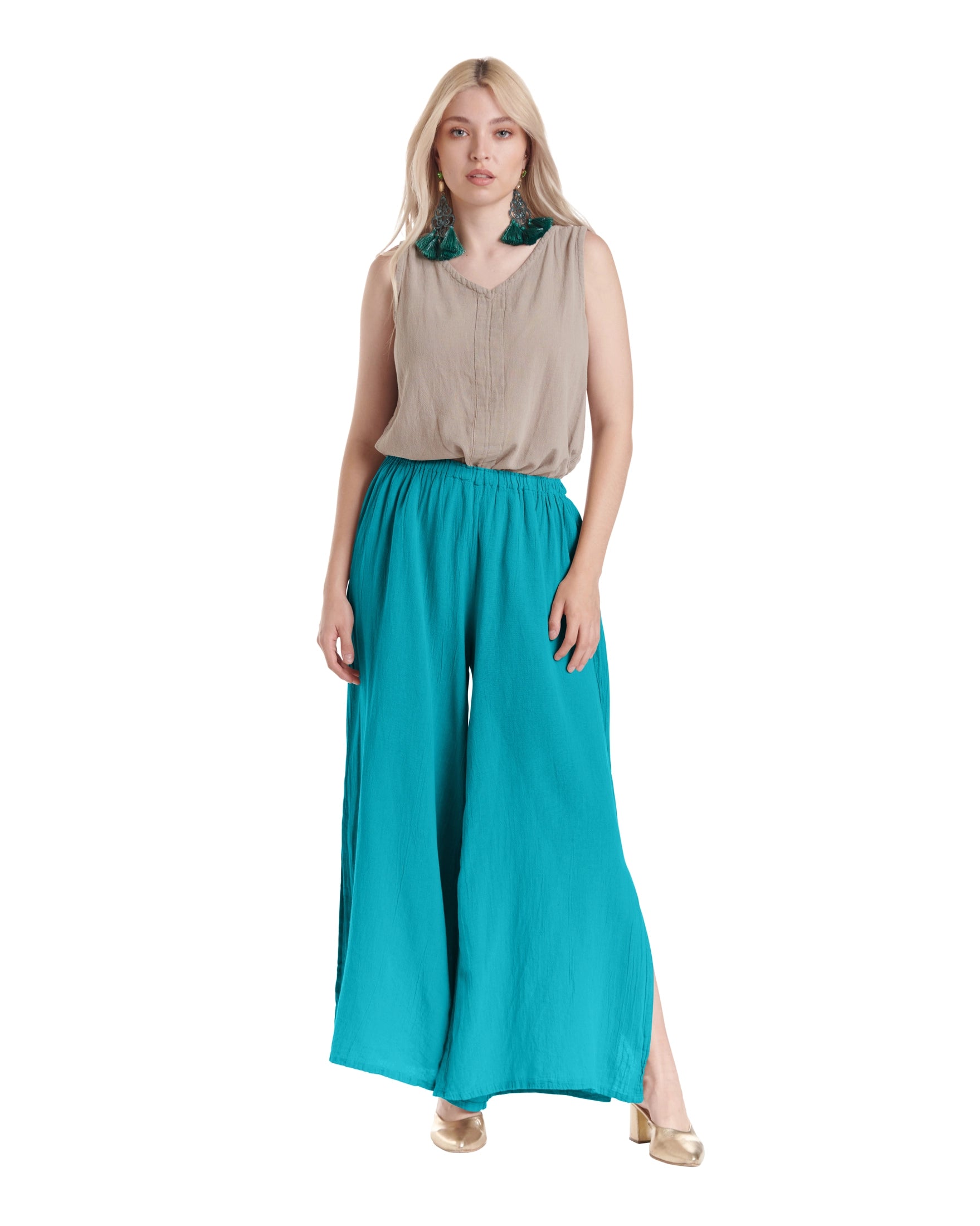 Kate Cotton Gauze Pants-Oh My Gauze