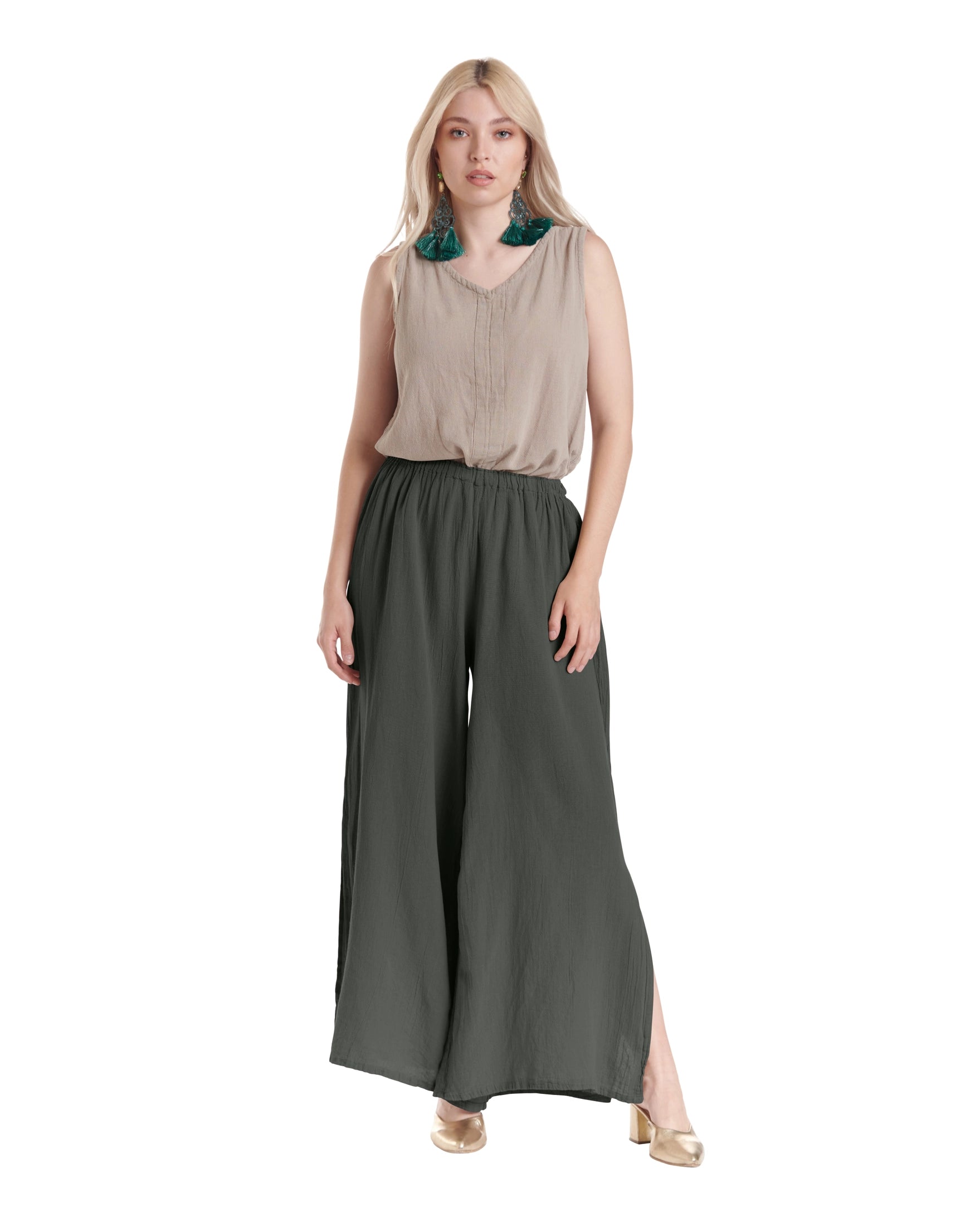 Kate Cotton Gauze Pants-Oh My Gauze
