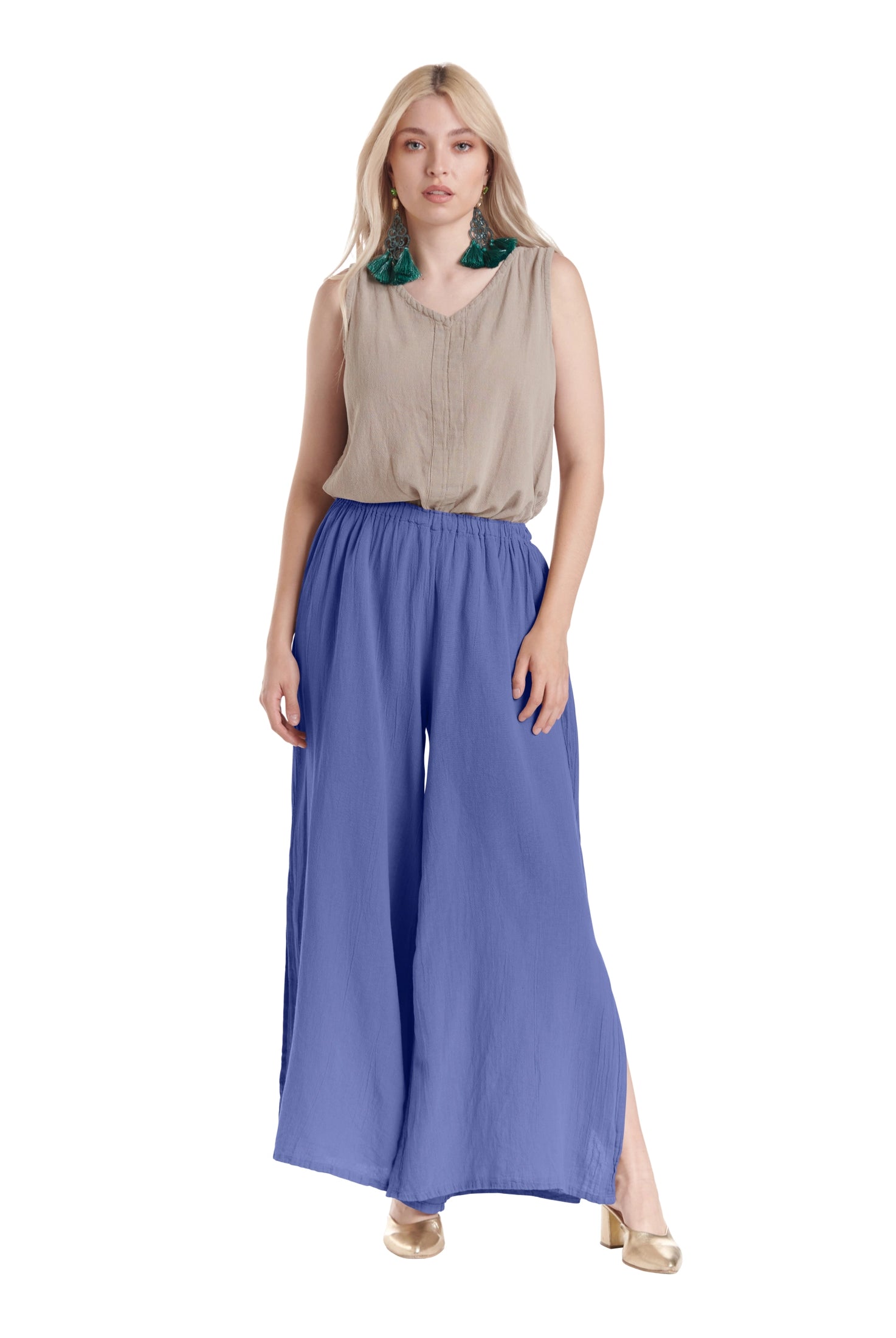 Kate Cotton Gauze Pants-Oh My Gauze