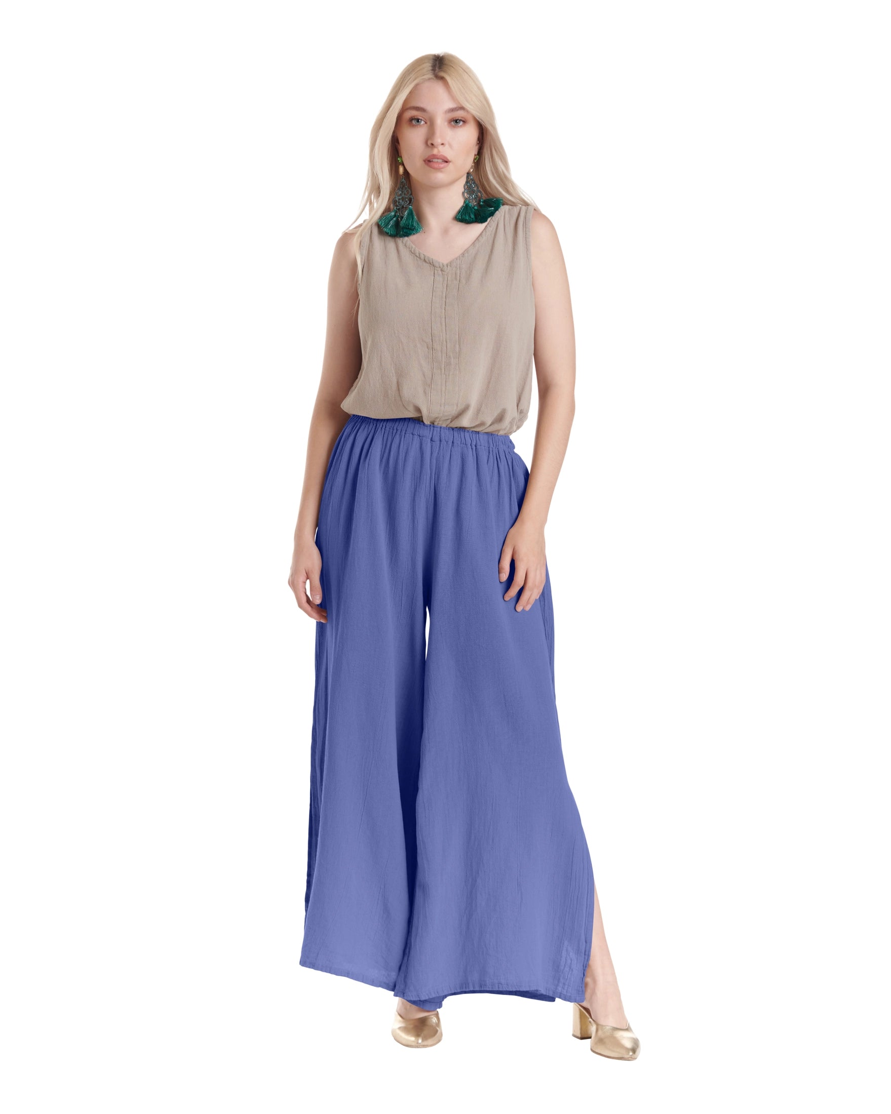 Kate Cotton Gauze Pants-Oh My Gauze