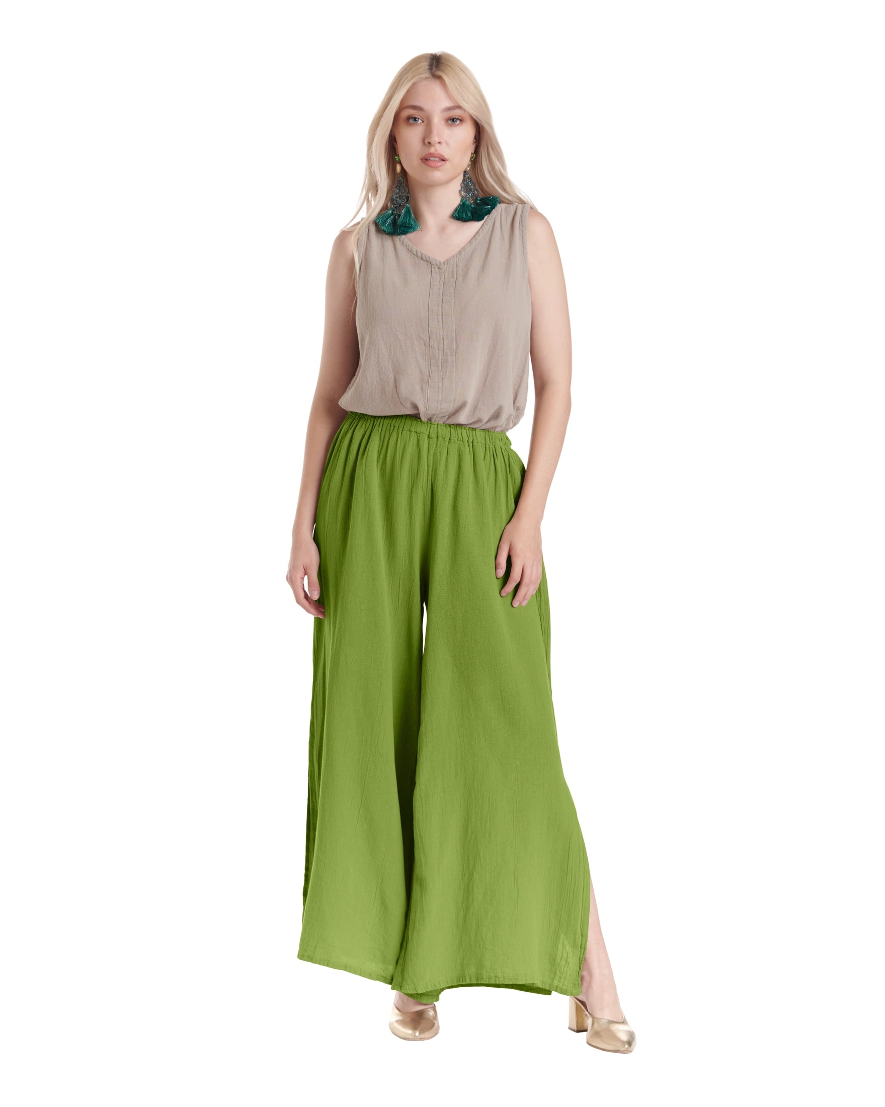 Kate Cotton Gauze Pants-Oh My Gauze