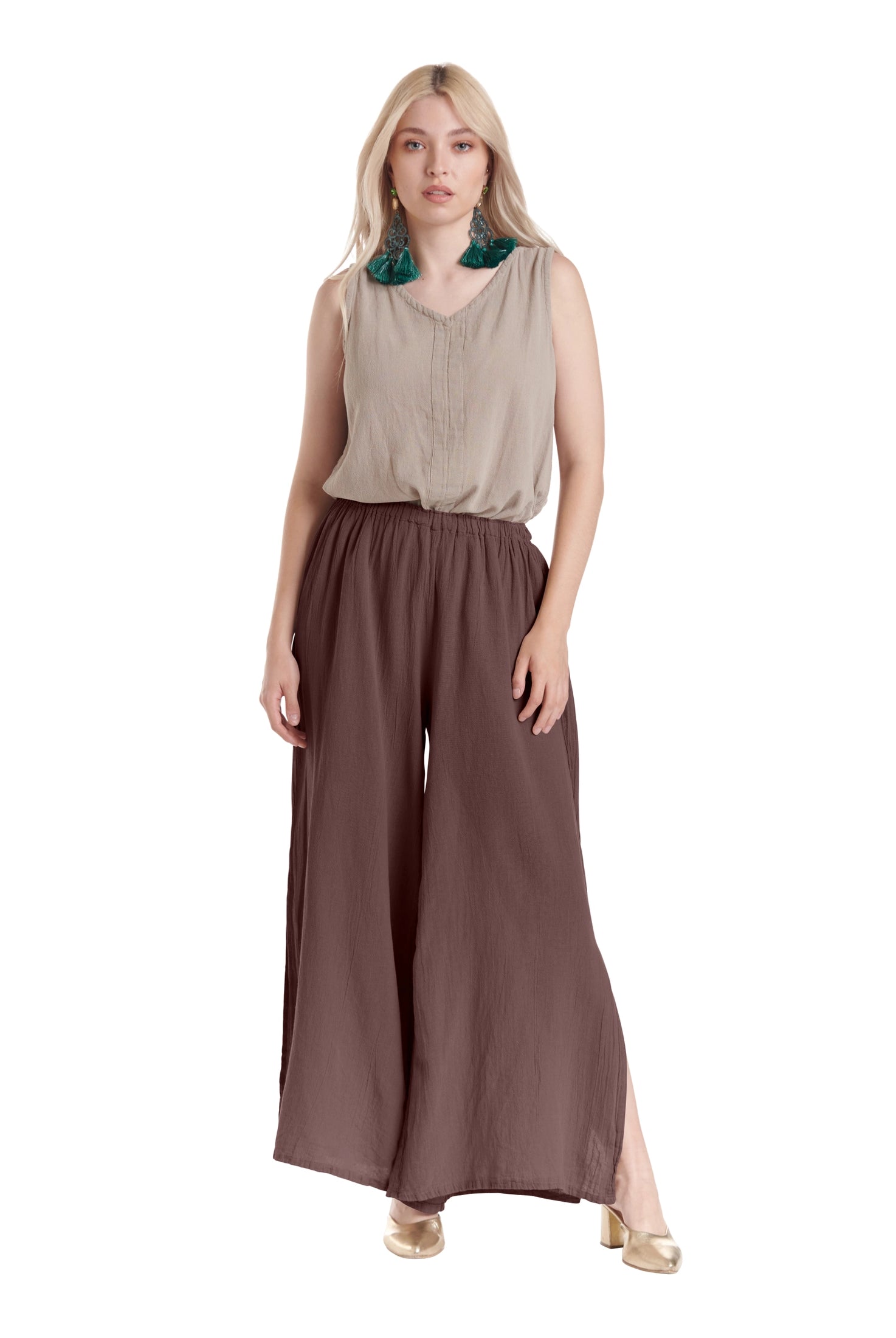 Kate Cotton Gauze Pants-Oh My Gauze
