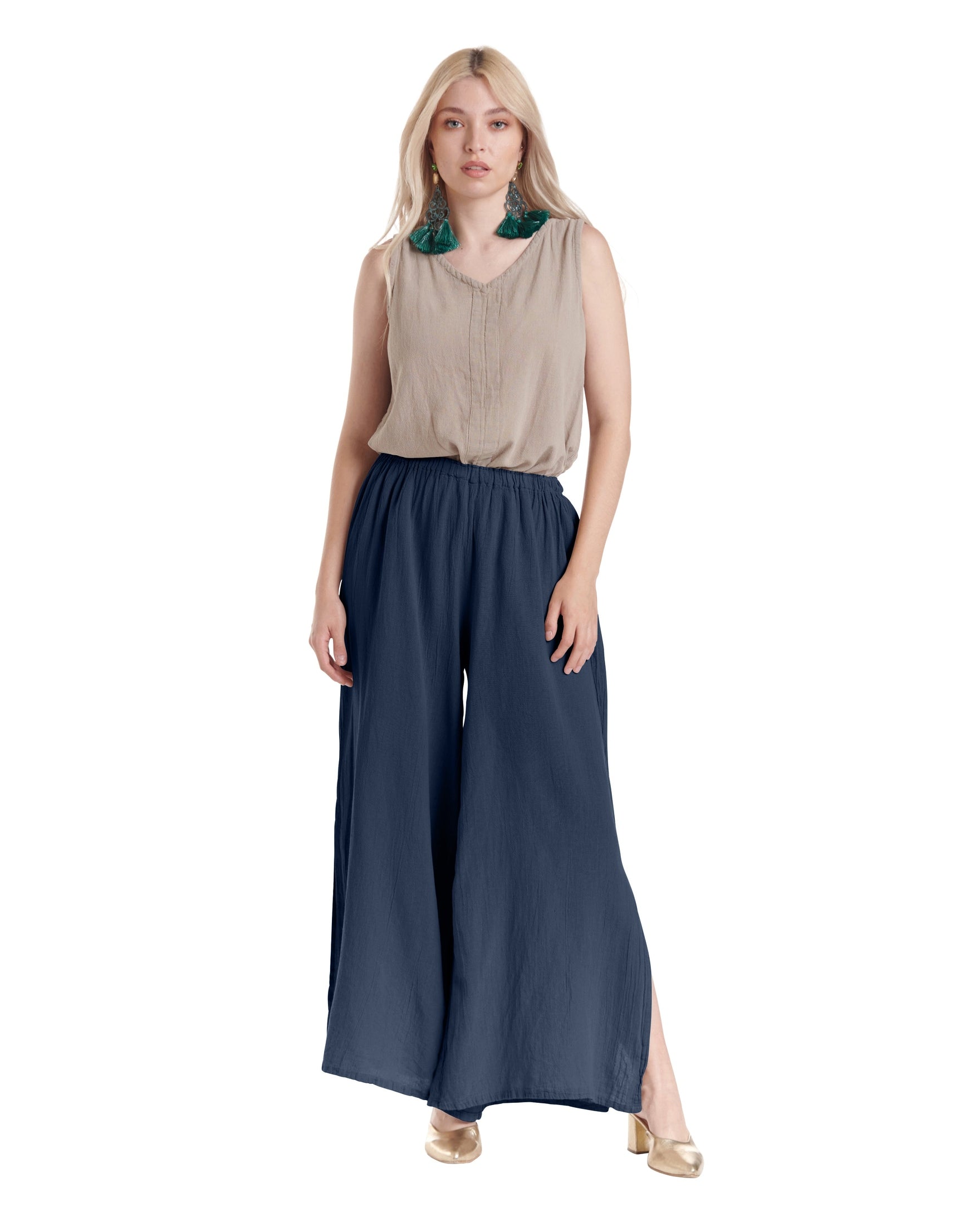 Kate Cotton Gauze Pants-Oh My Gauze