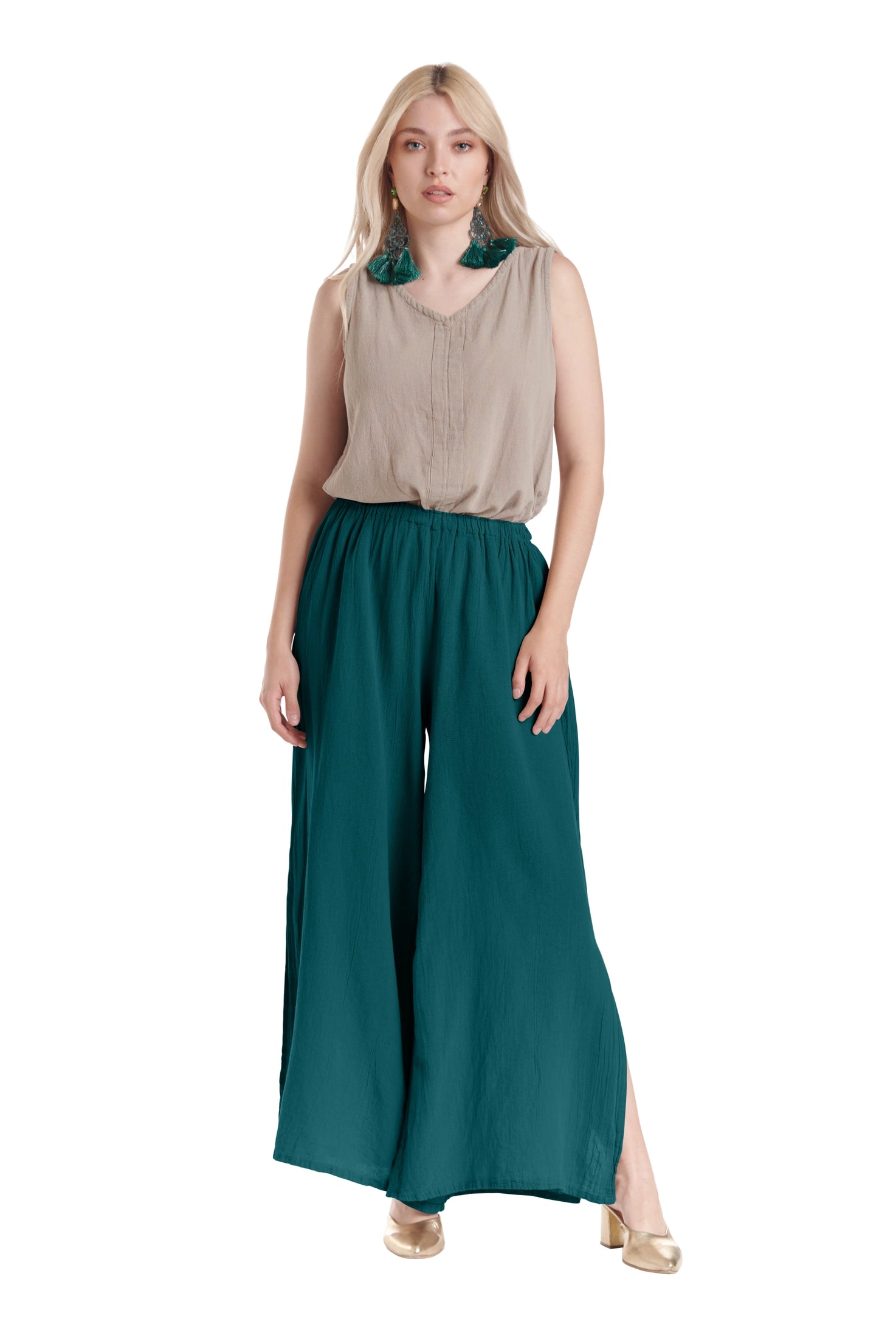 Kate Cotton Gauze Pants-Oh My Gauze