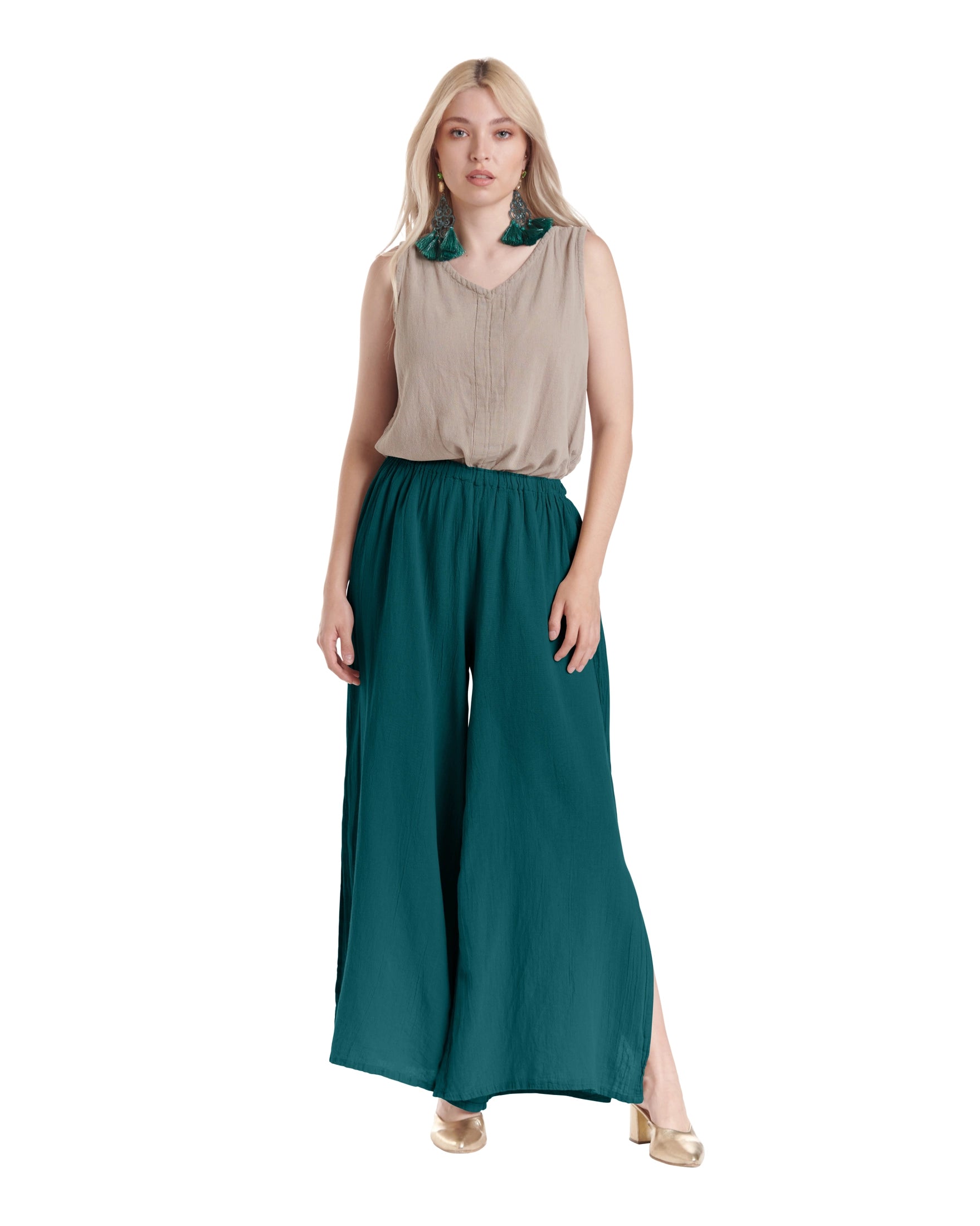 Kate Cotton Gauze Pants-Oh My Gauze