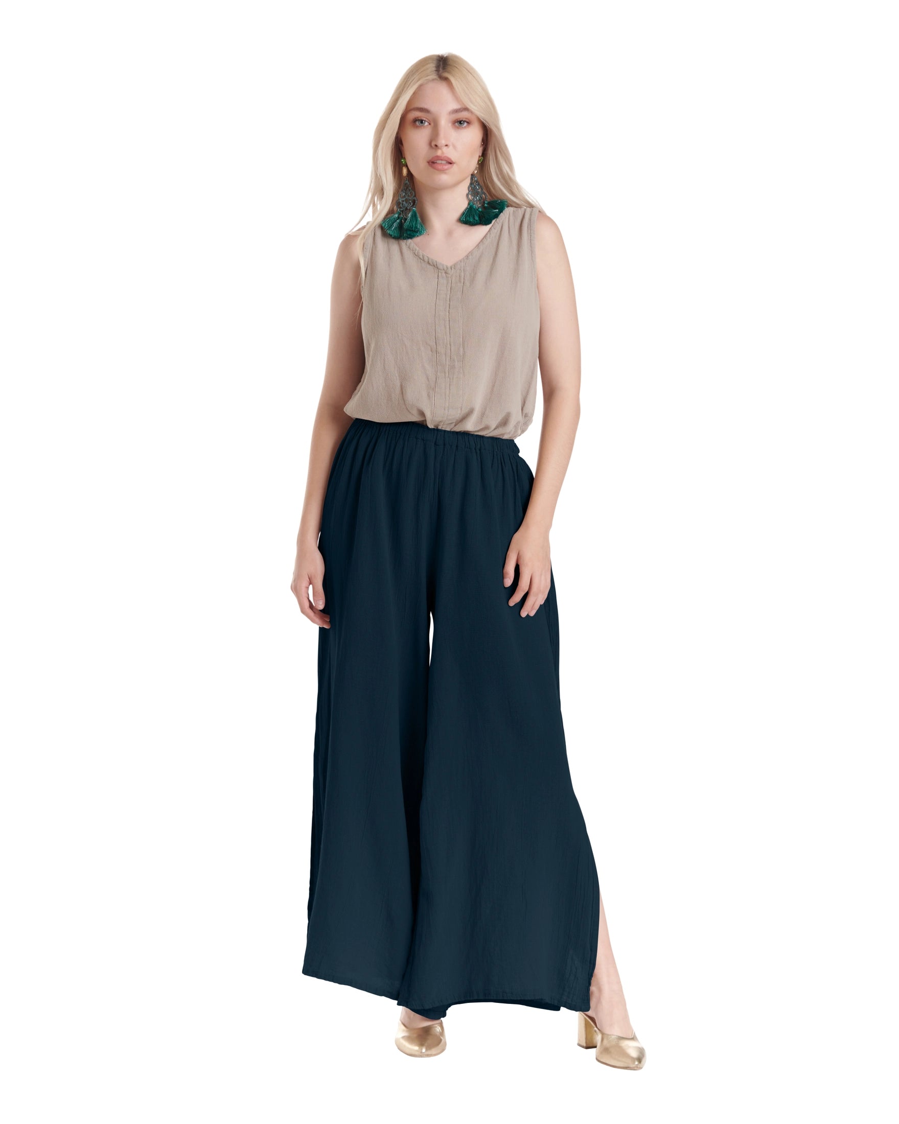 Kate Cotton Gauze Pants-Oh My Gauze