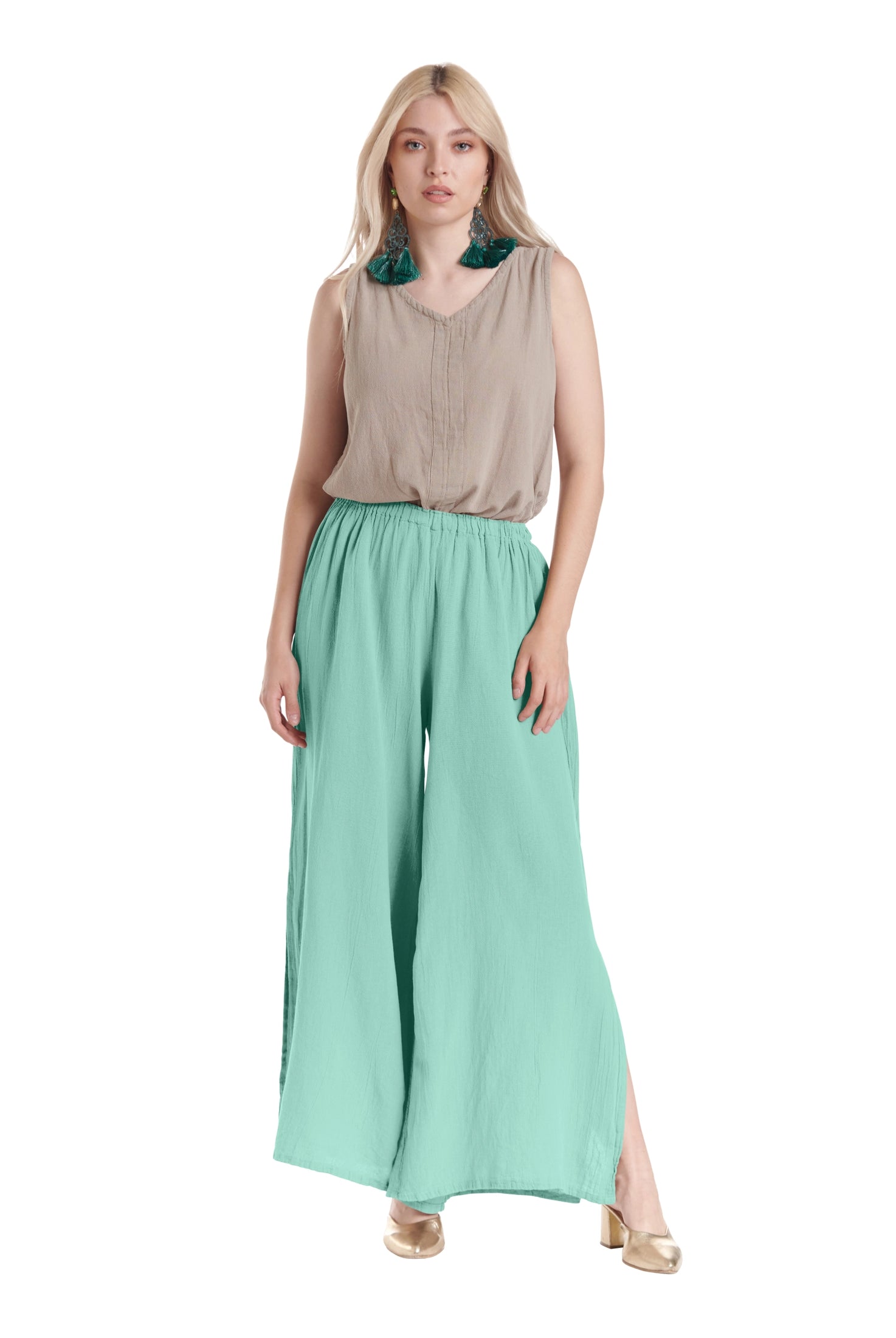 Kate Cotton Gauze Pants-Oh My Gauze