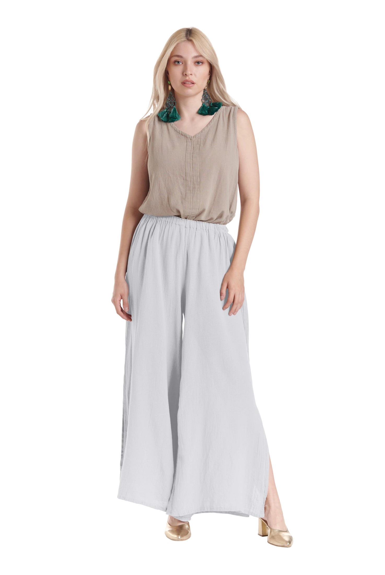 Kate Cotton Gauze Pants-Oh My Gauze