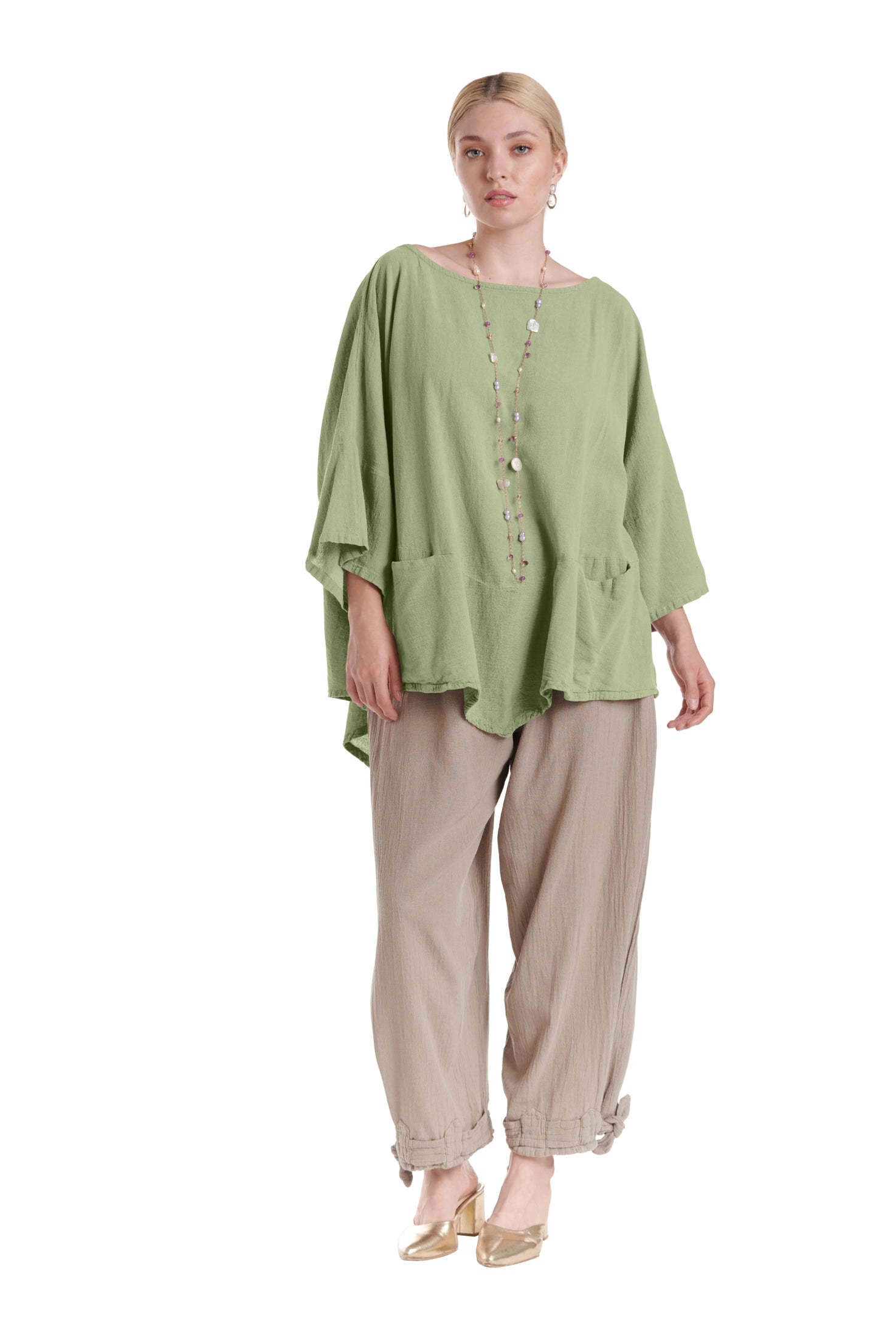 Kitty Cotton Gauze Blouse-Oh My Gauze