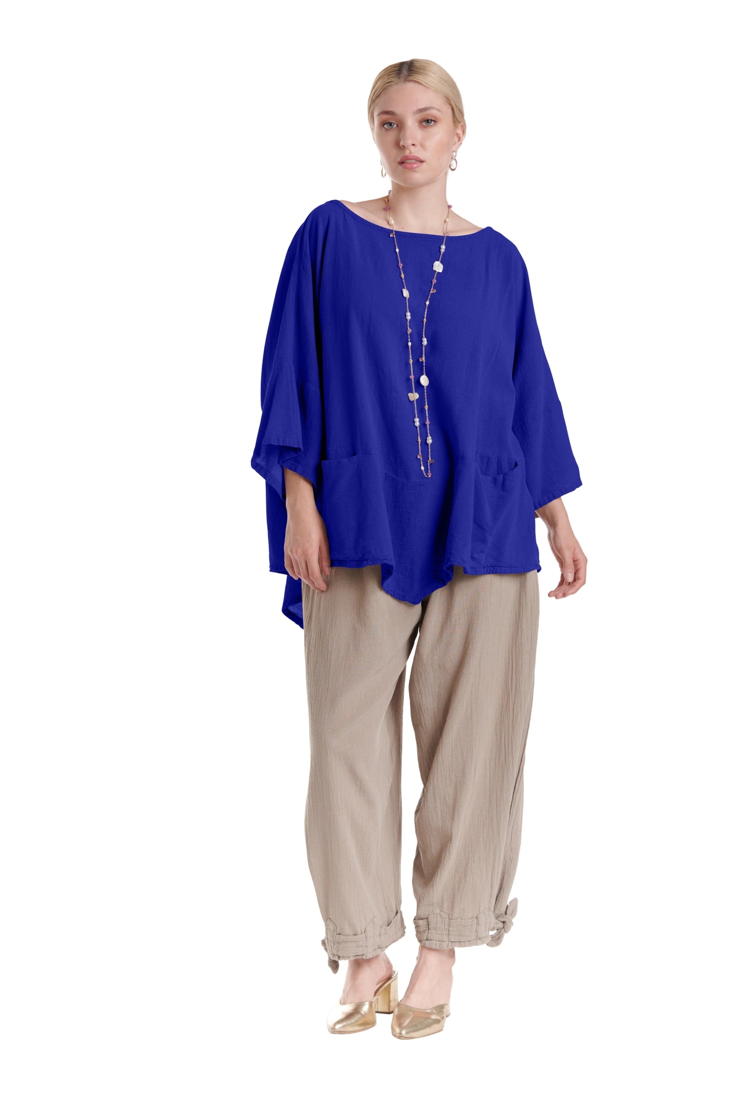 Kitty Cotton Gauze Blouse-Oh My Gauze