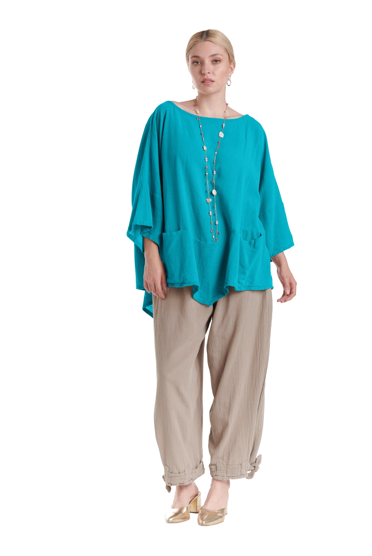 Kitty Cotton Gauze Blouse-Oh My Gauze