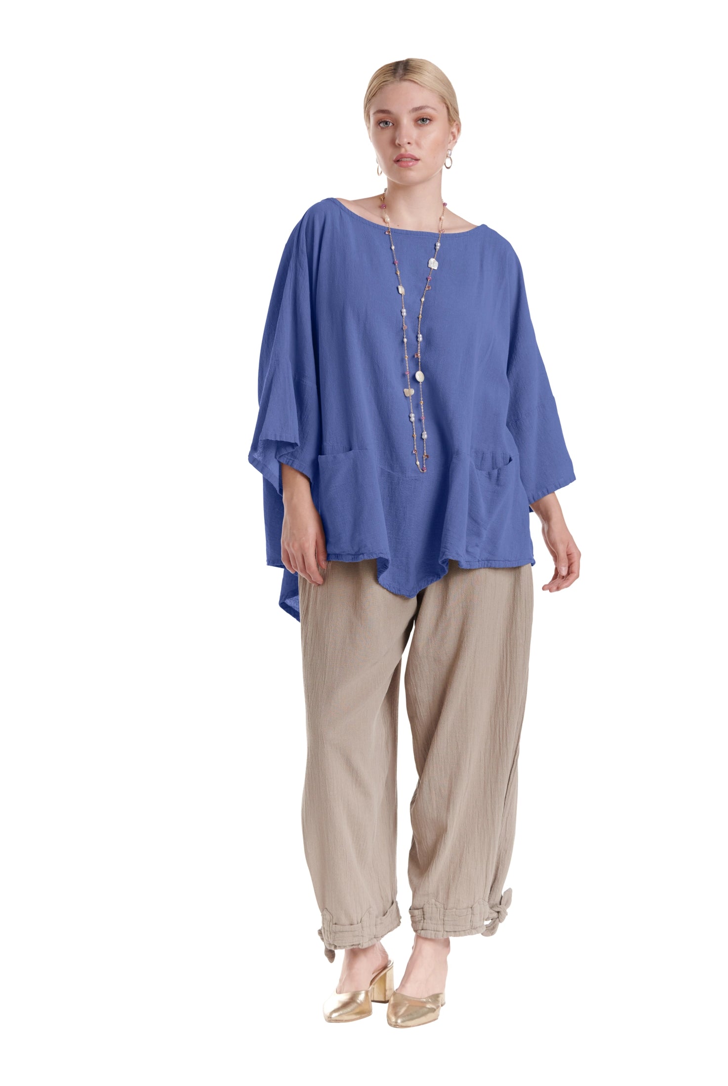 Kitty Cotton Gauze Blouse-Oh My Gauze