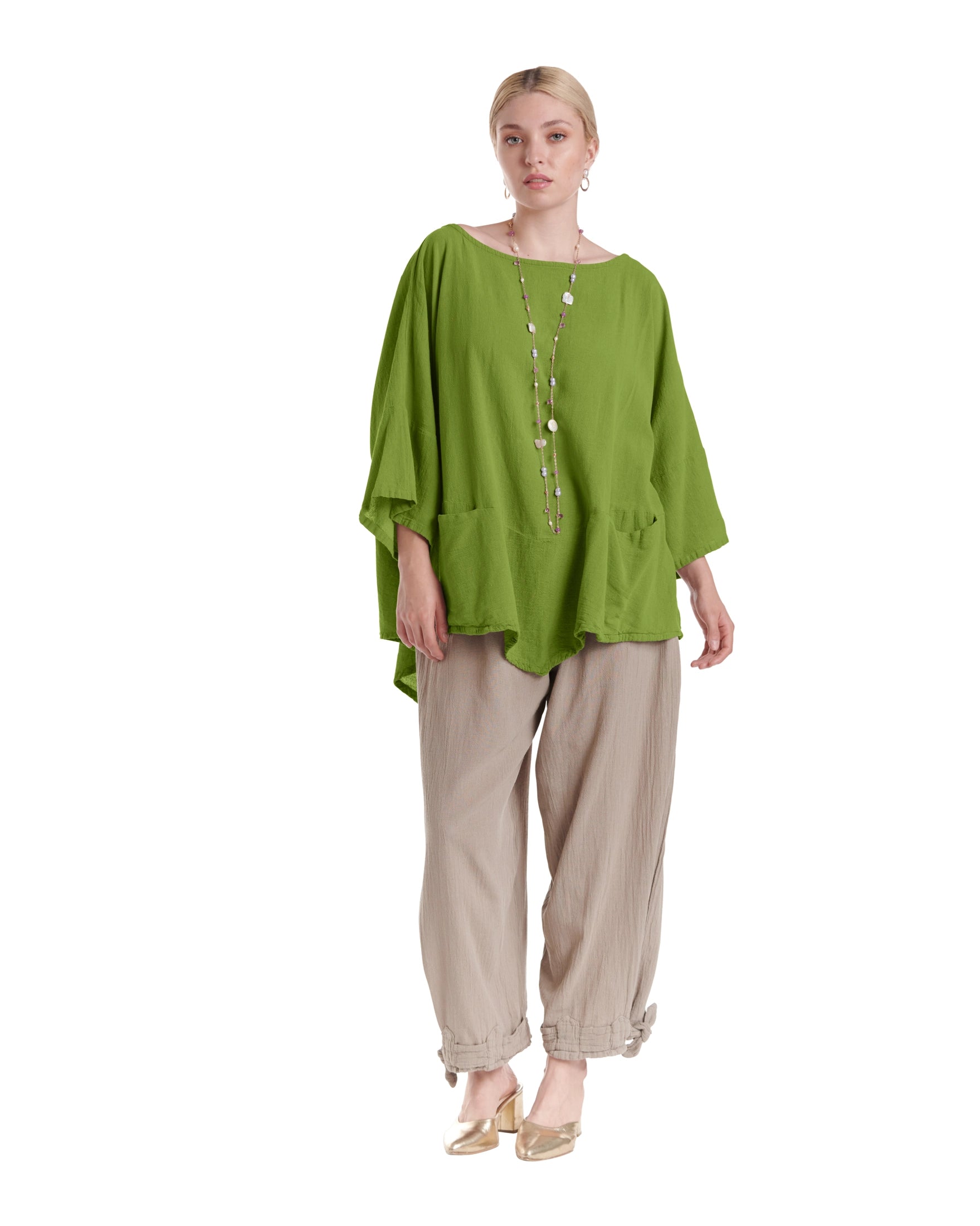 Kitty Cotton Gauze Blouse-Oh My Gauze