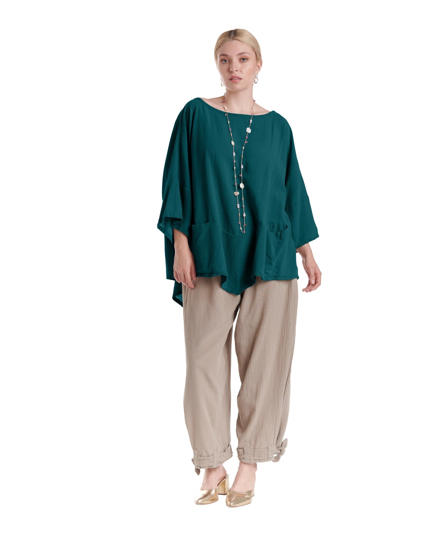 Kitty Cotton Gauze Blouse-Oh My Gauze