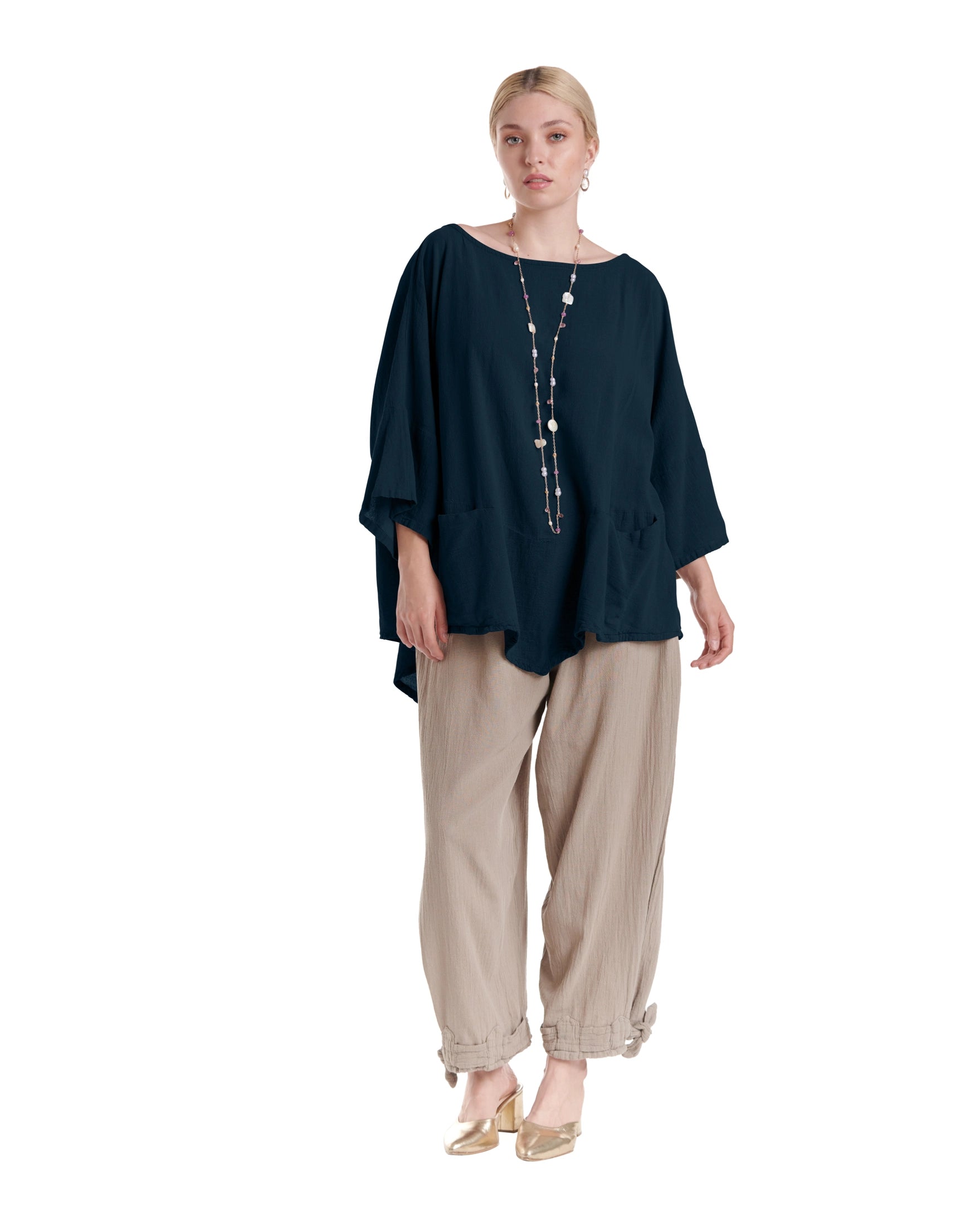 Kitty Cotton Gauze Blouse-Oh My Gauze