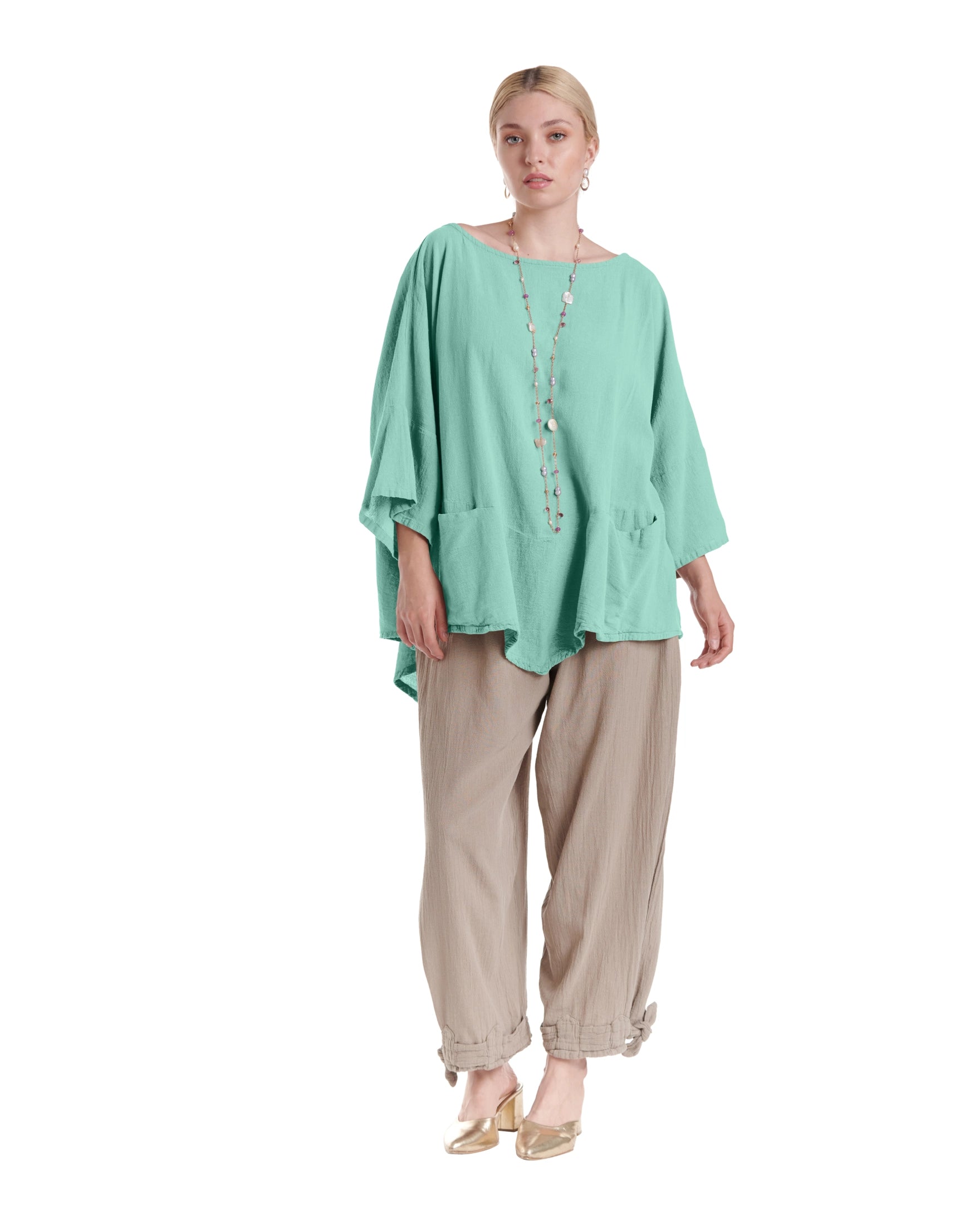 Kitty Cotton Gauze Blouse-Oh My Gauze