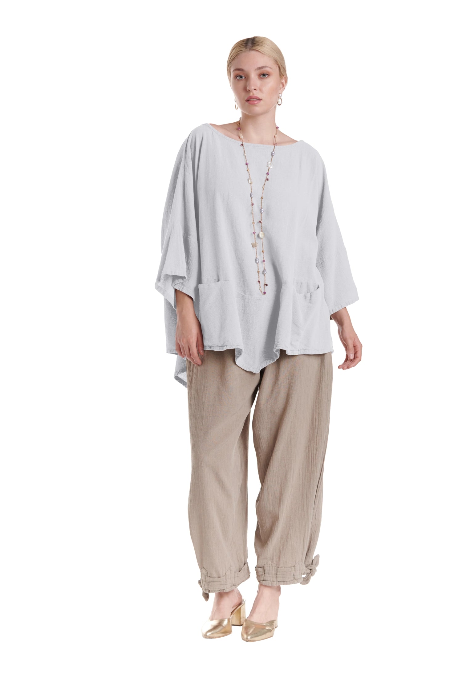 Kitty Cotton Gauze Blouse-Oh My Gauze