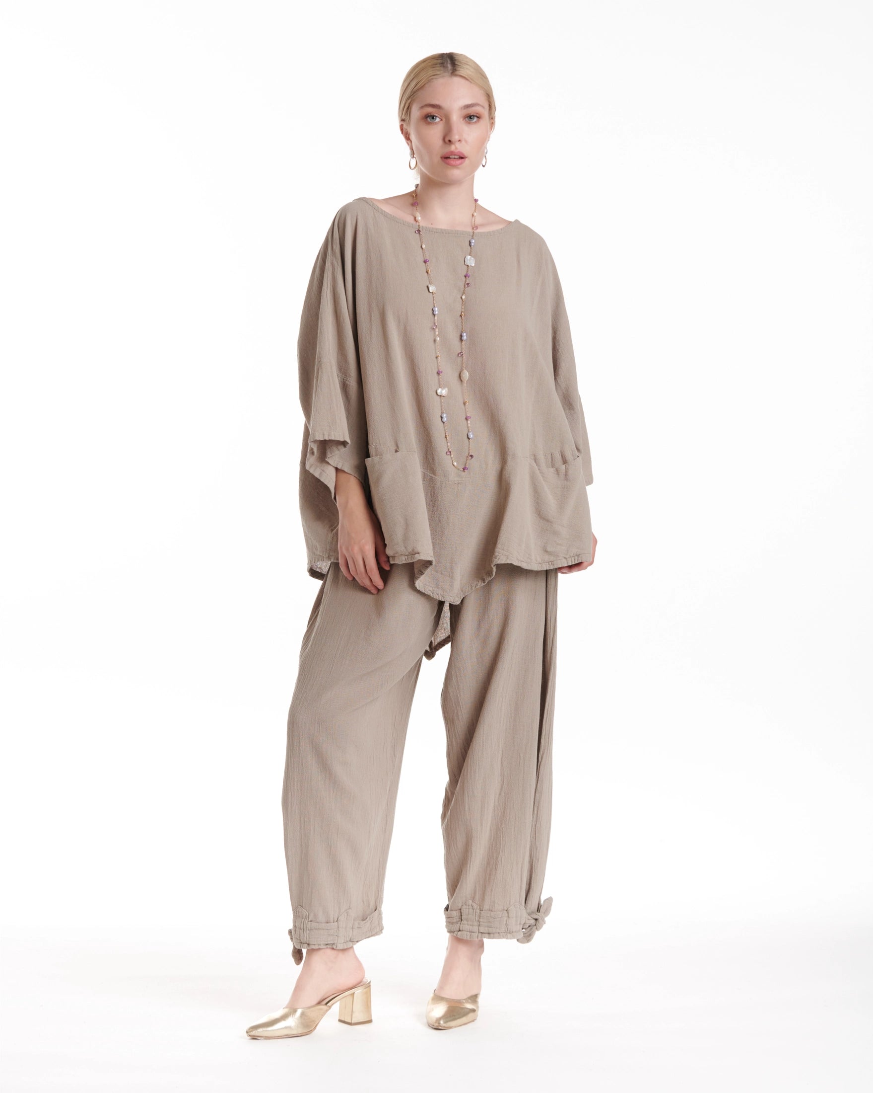 Kitty Cotton Gauze Blouse-Oh My Gauze