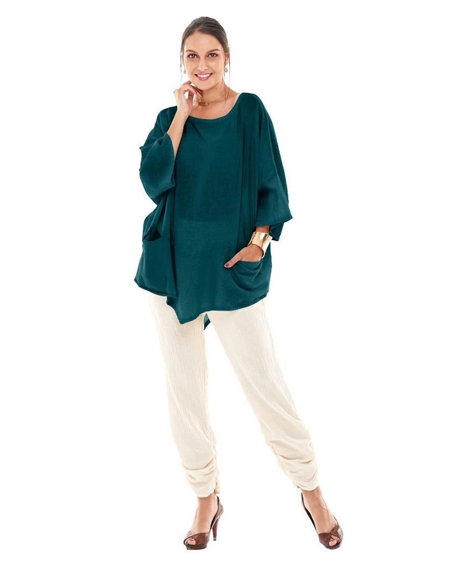 Kitty Cotton Gauze Blouse-Oh My Gauze