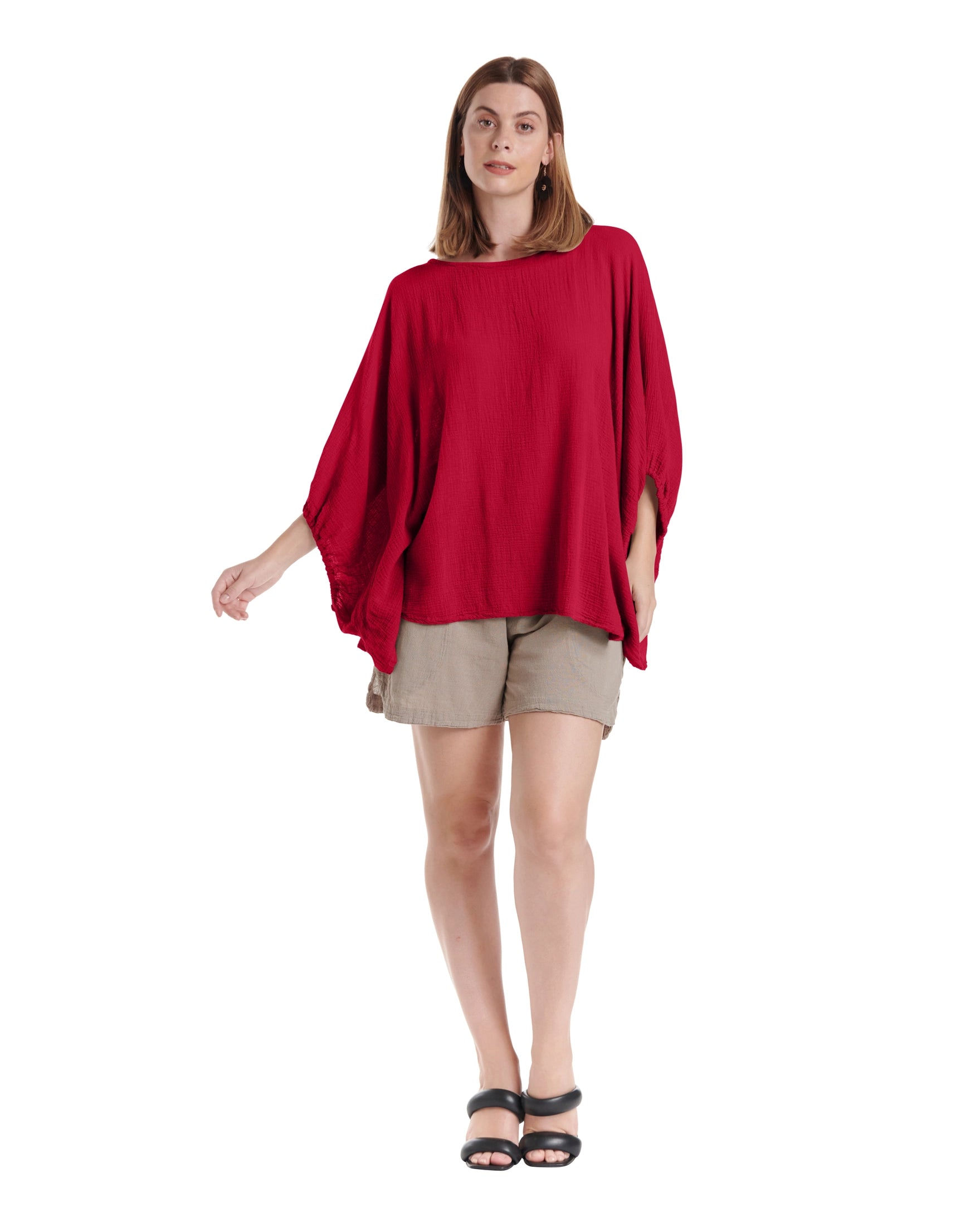 Kozzy Cotton Gauze Blouse – New Arrival-Oh My Gauze