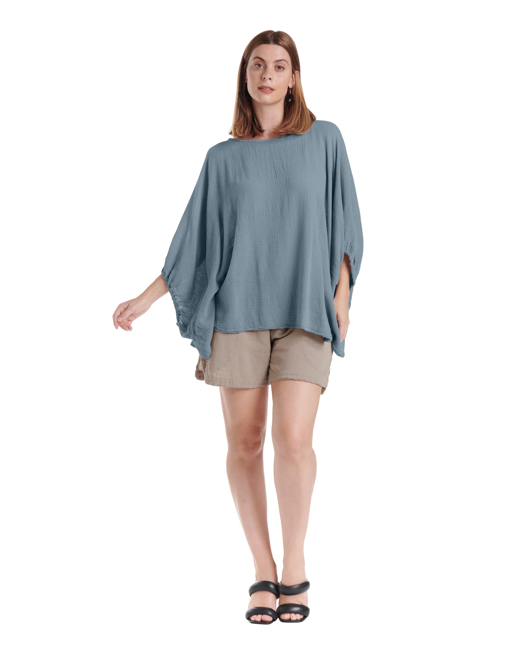Kozzy Cotton Gauze Blouse – New Arrival-Oh My Gauze