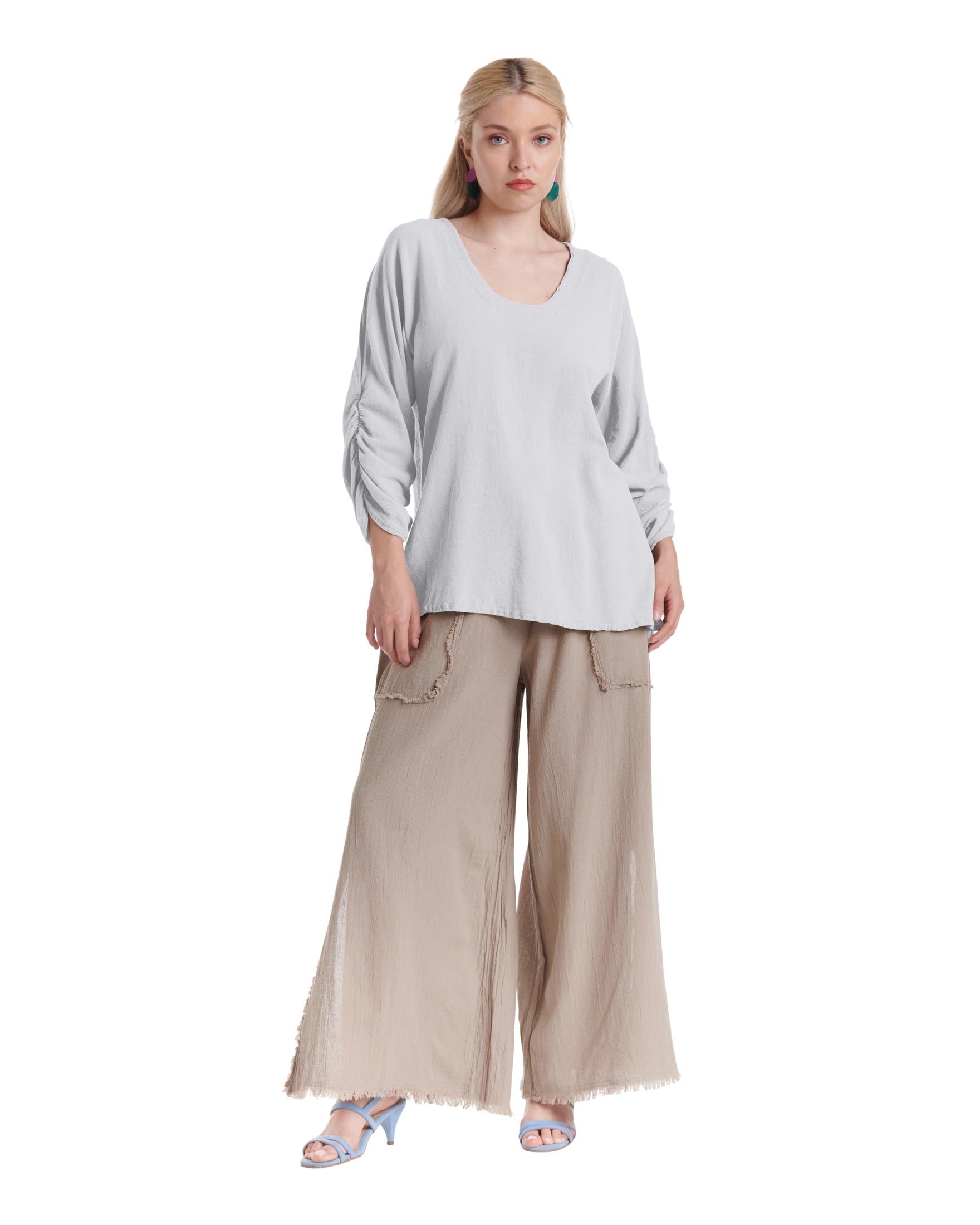 Lana Cotton Gauze Blouse-Oh My Gauze