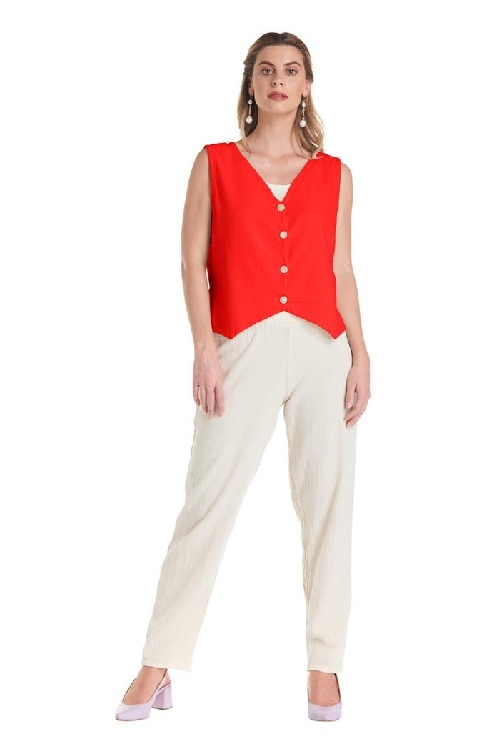 Larissa Vest - Final Sale-Oh My Gauze