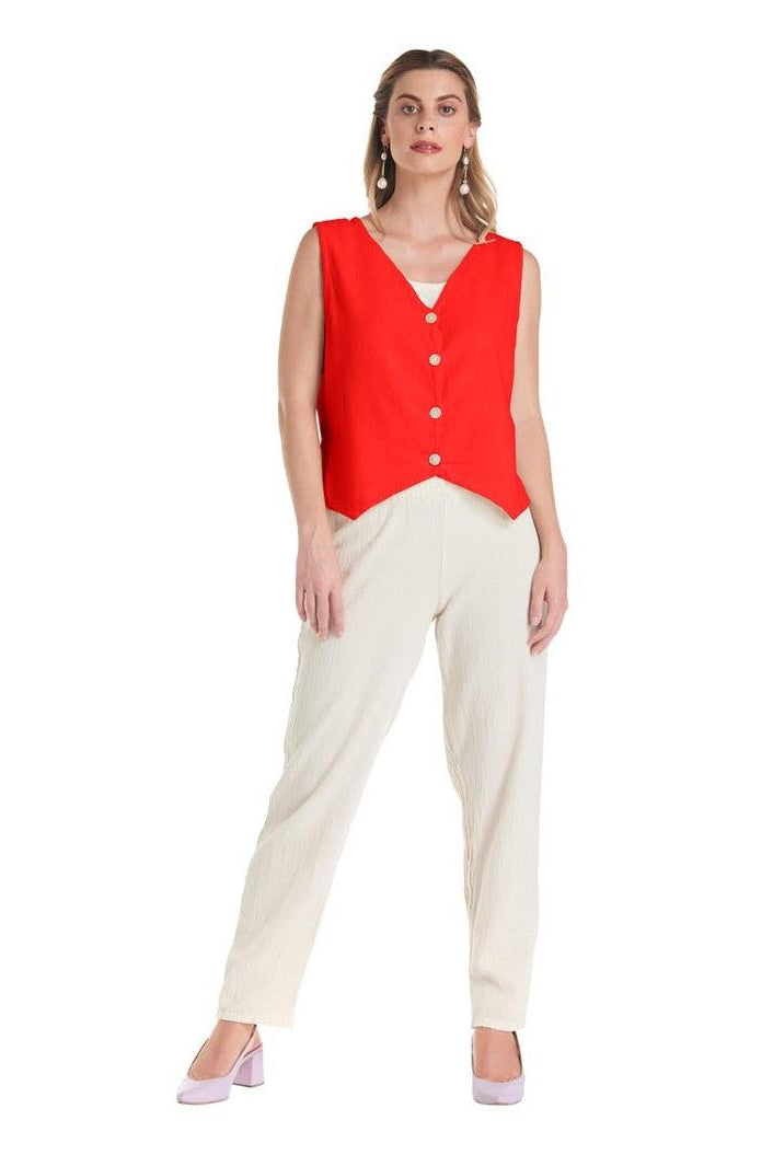Larissa Vest - Final Sale-Oh My Gauze