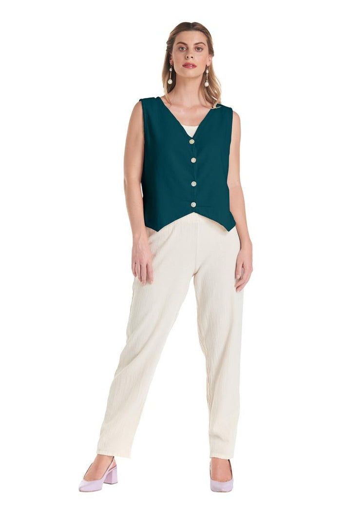 Larissa Vest - Final Sale-Oh My Gauze