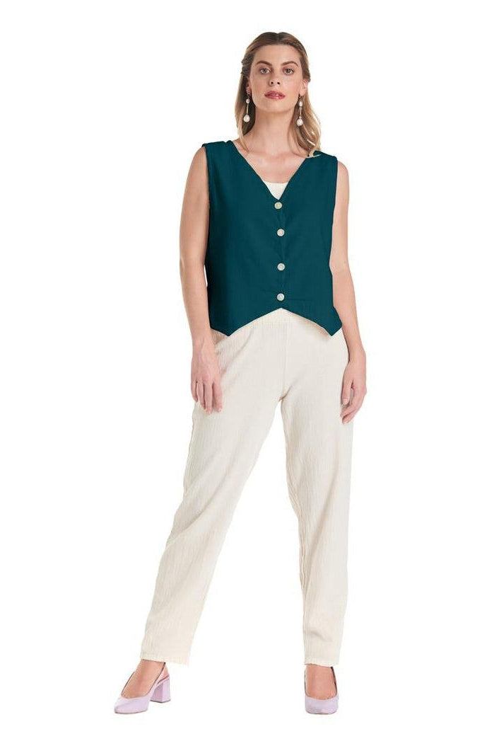 Larissa Vest - Final Sale-Oh My Gauze