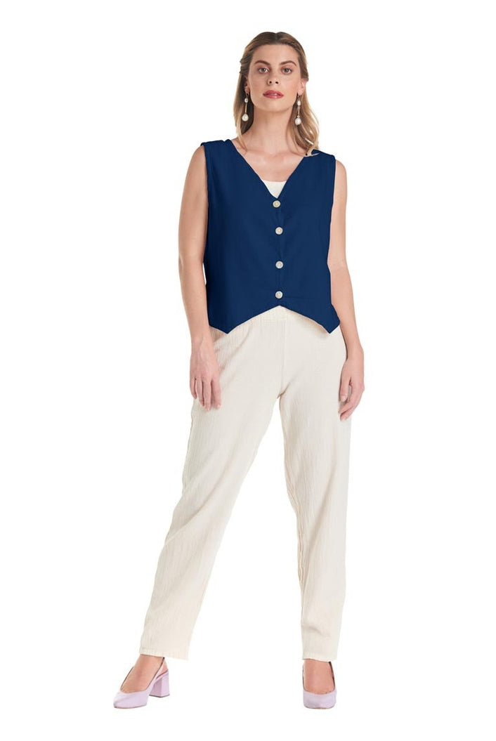 Larissa Vest - Final Sale-Oh My Gauze