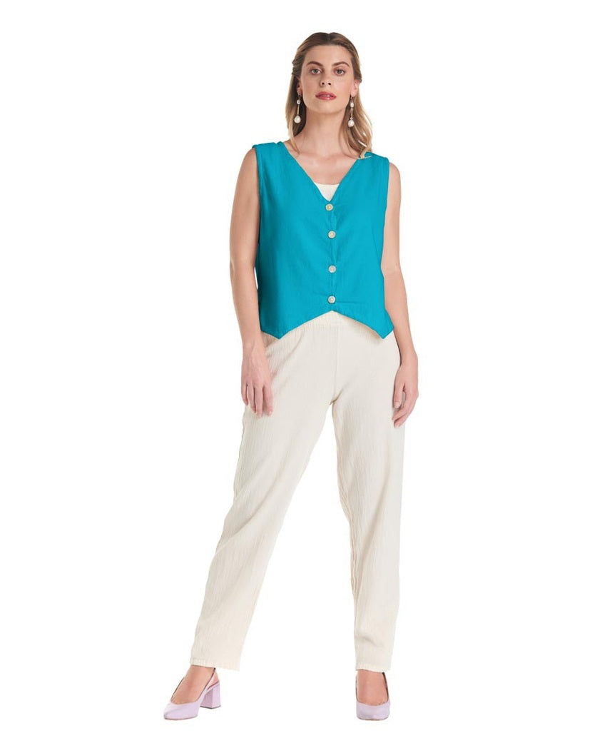 Larissa Vest - Final Sale-Oh My Gauze