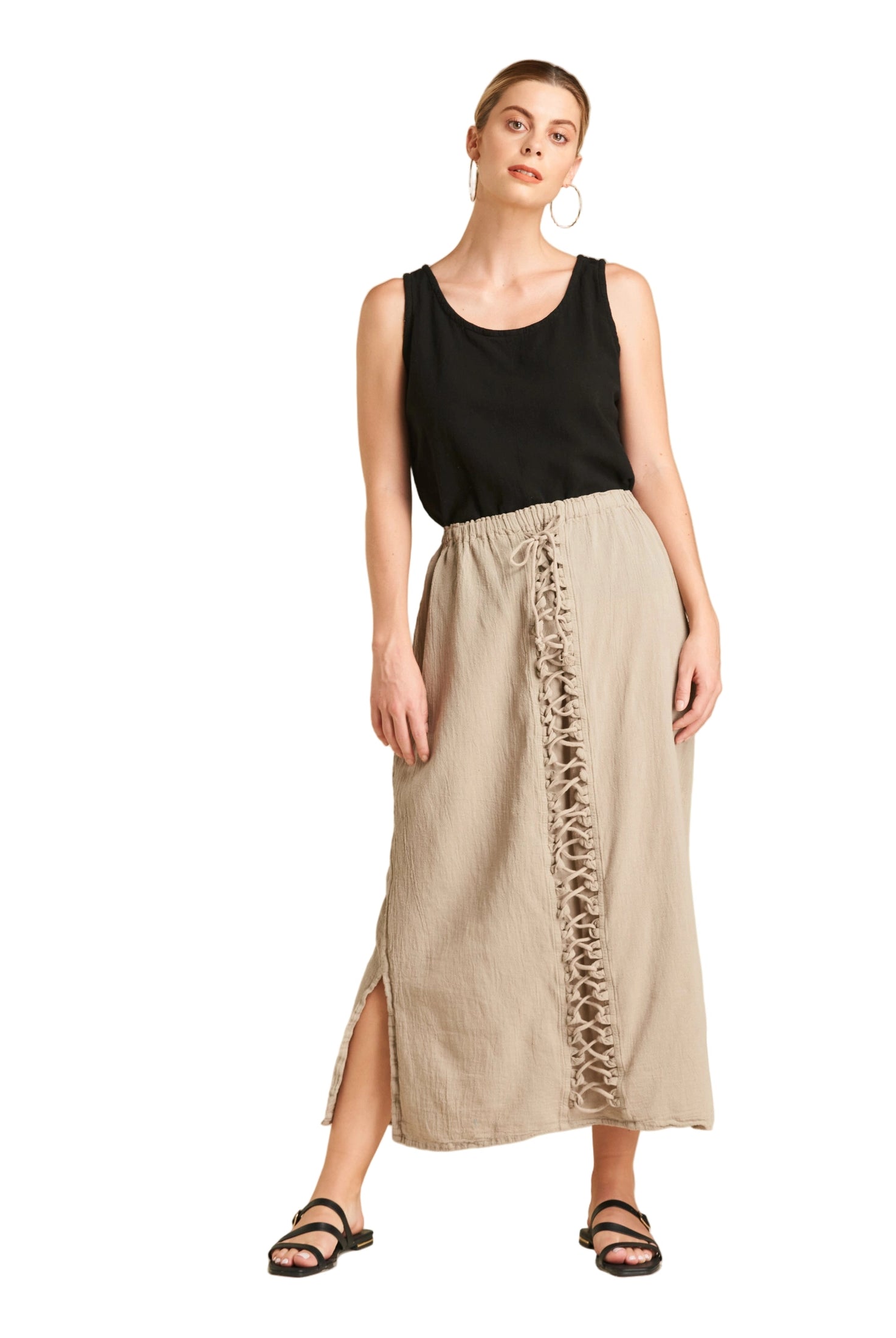 Lattice Skirt - Final Sale-Oh My Gauze