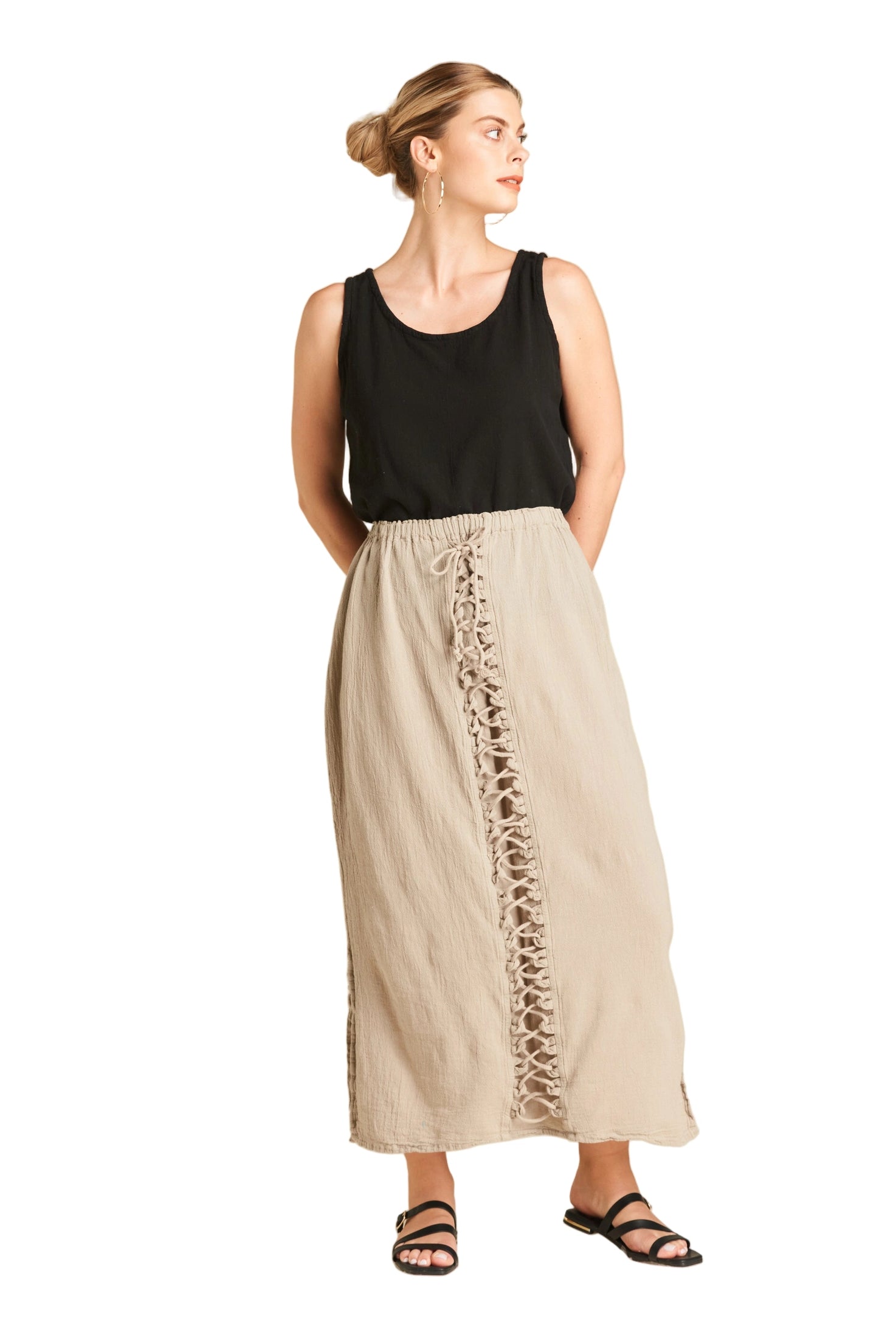 Lattice Skirt - Final Sale-Oh My Gauze